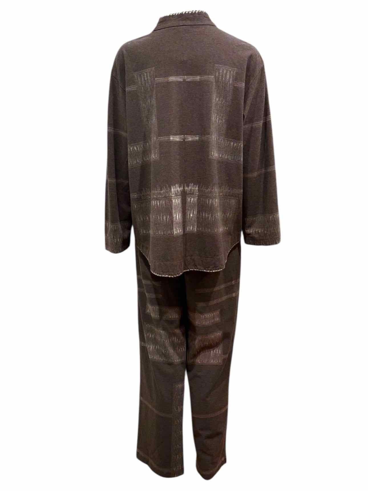 Issey Miyake Heart Haat Printed Wool Blend Size 3 Suit - Image 2