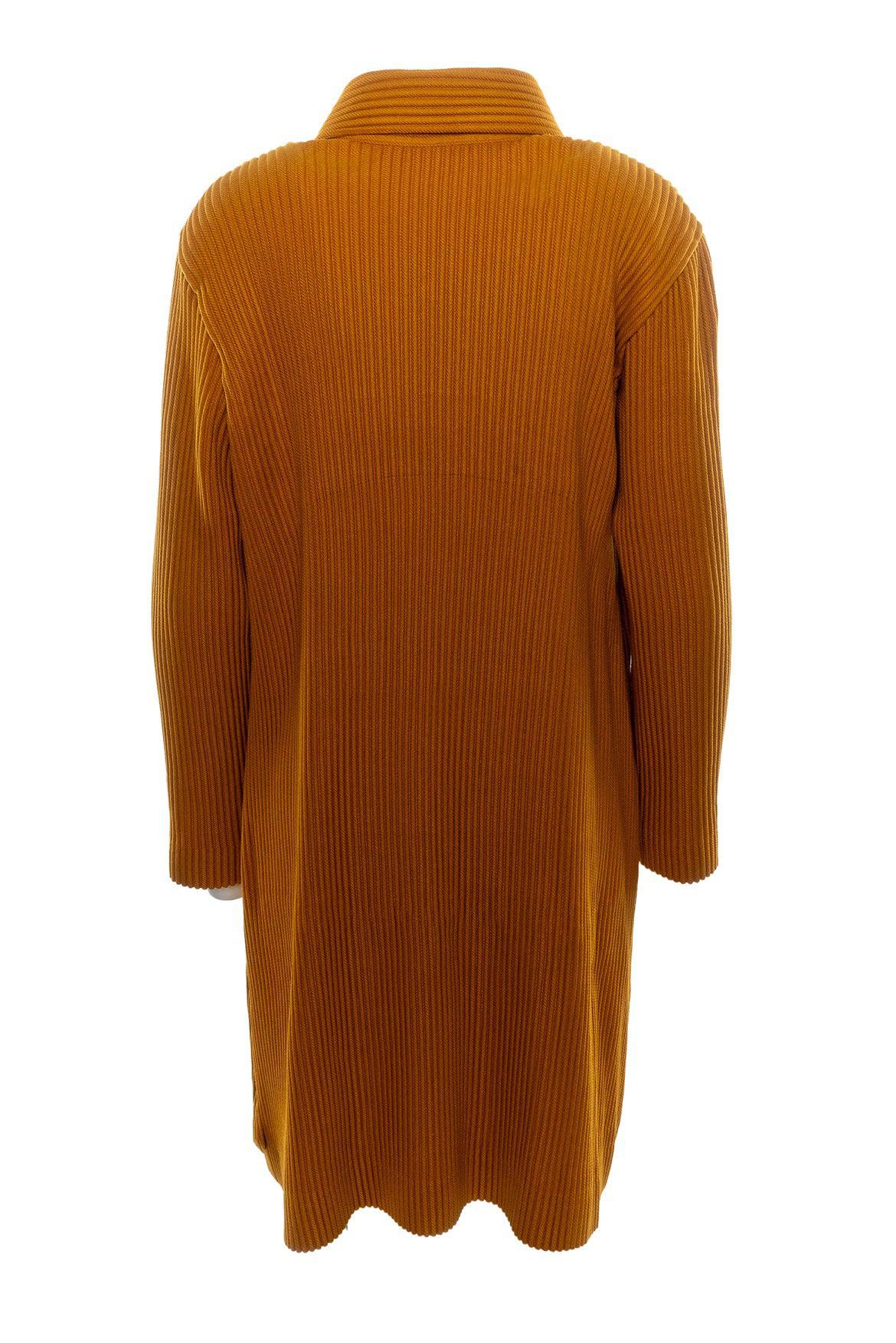 Issey Miyake Homme Plisse Size 1 Men's Long Pleated Jacket - Image 3