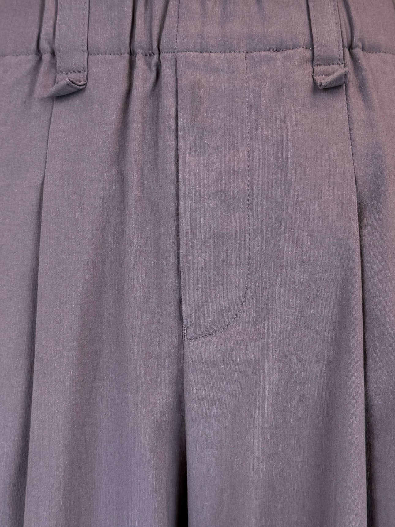 Issey Miyake Size 1 Pleated Wide Leg Cropped  Pants - Image 3