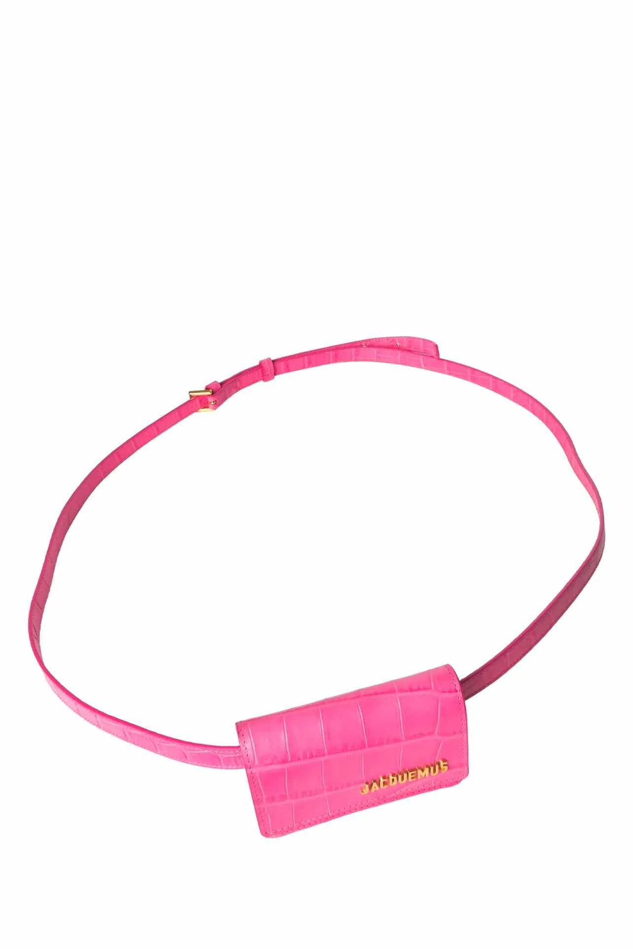 Jacquemus Croc Embossed Leather La Ceinture Bello Belt Bag - Image 5