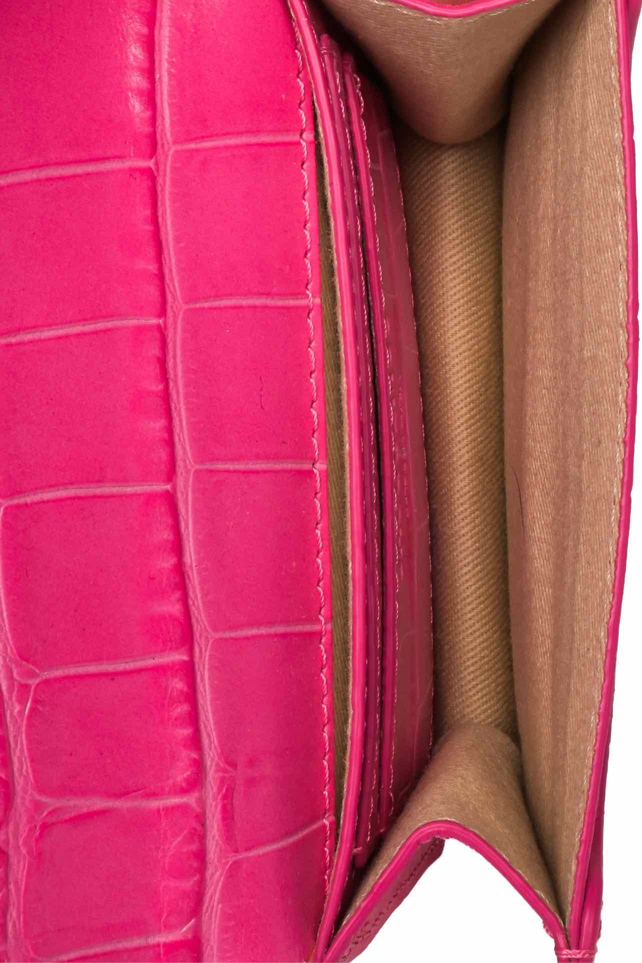 Jacquemus Croc Embossed Leather La Ceinture Bello Belt Bag - Image 6