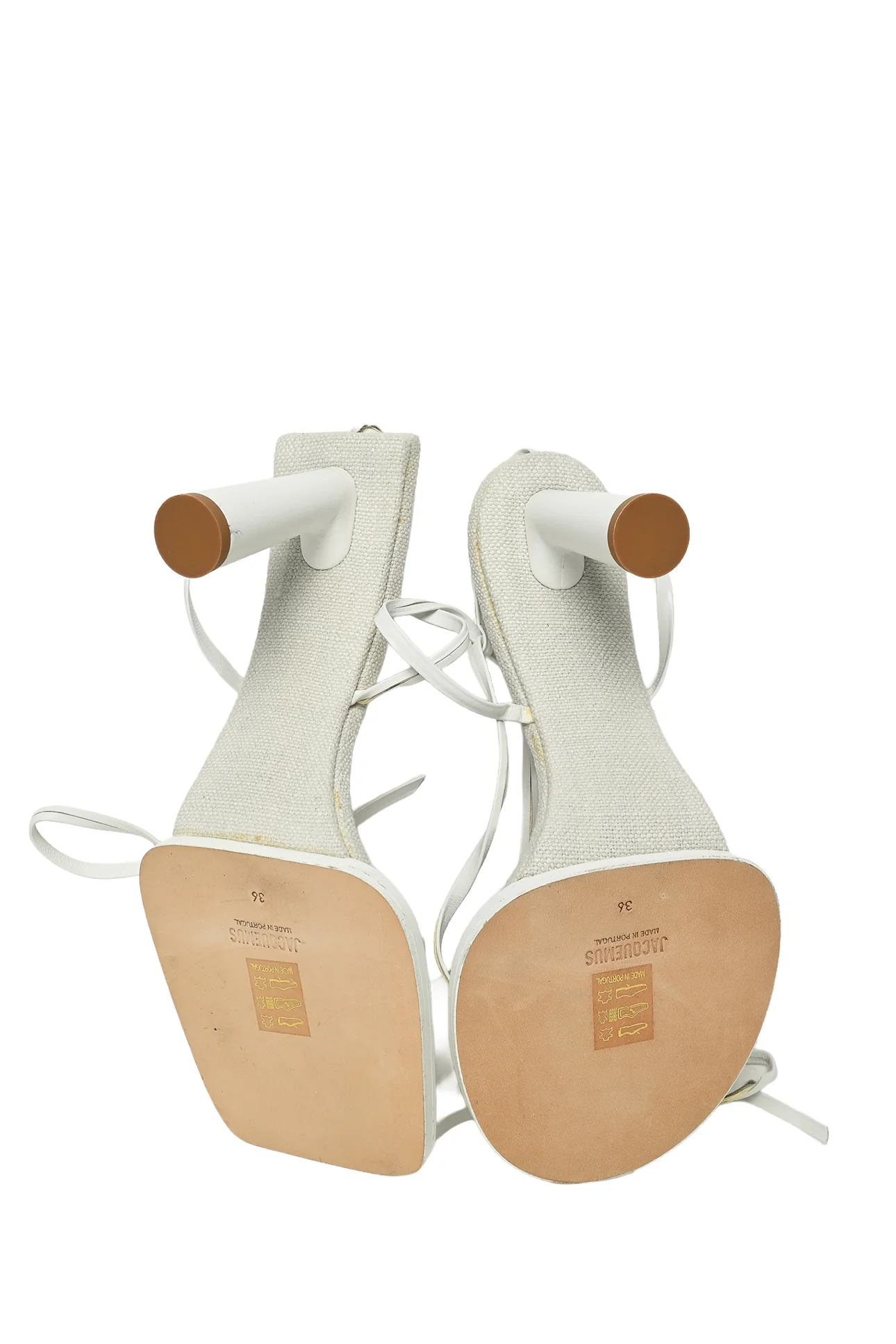 Jacquemus Size 36 Le Carres Rond Heeled Sandals - Image 4