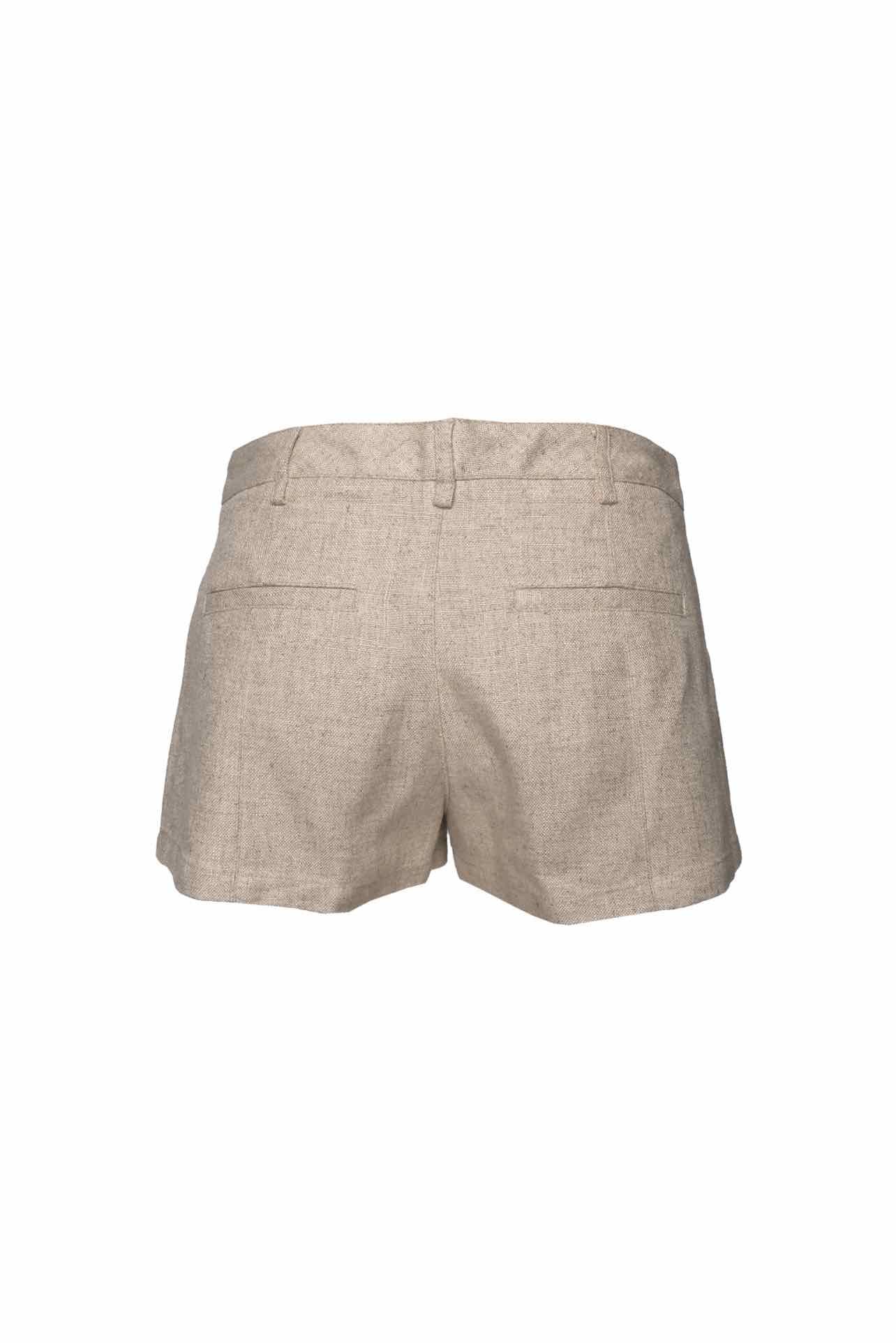 Jacquemus Size 36 Linen Blend Mini Shorts - Image 2