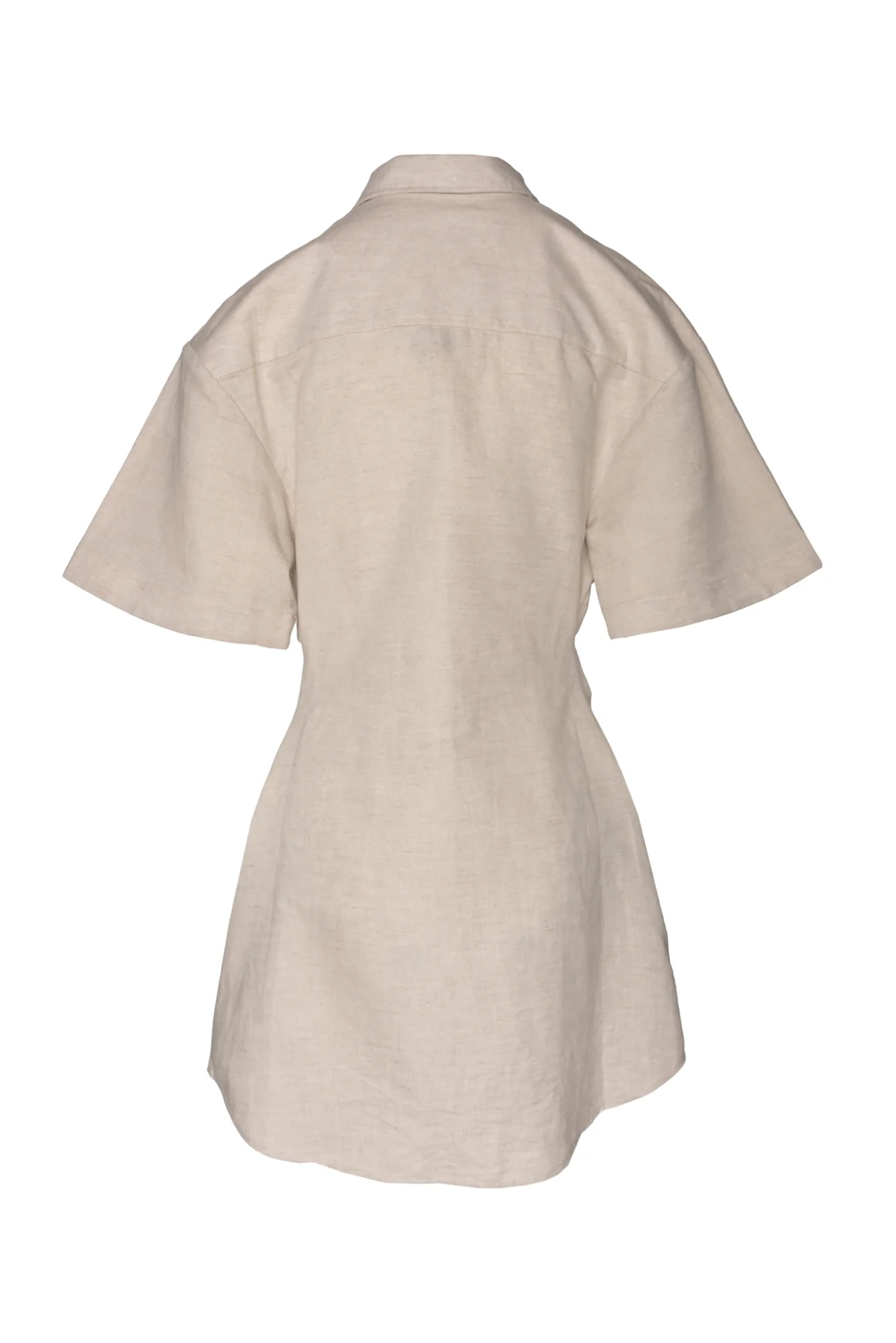 Jacquemus Size 40 Le Splash Linen Cut Out Dress - Image 2