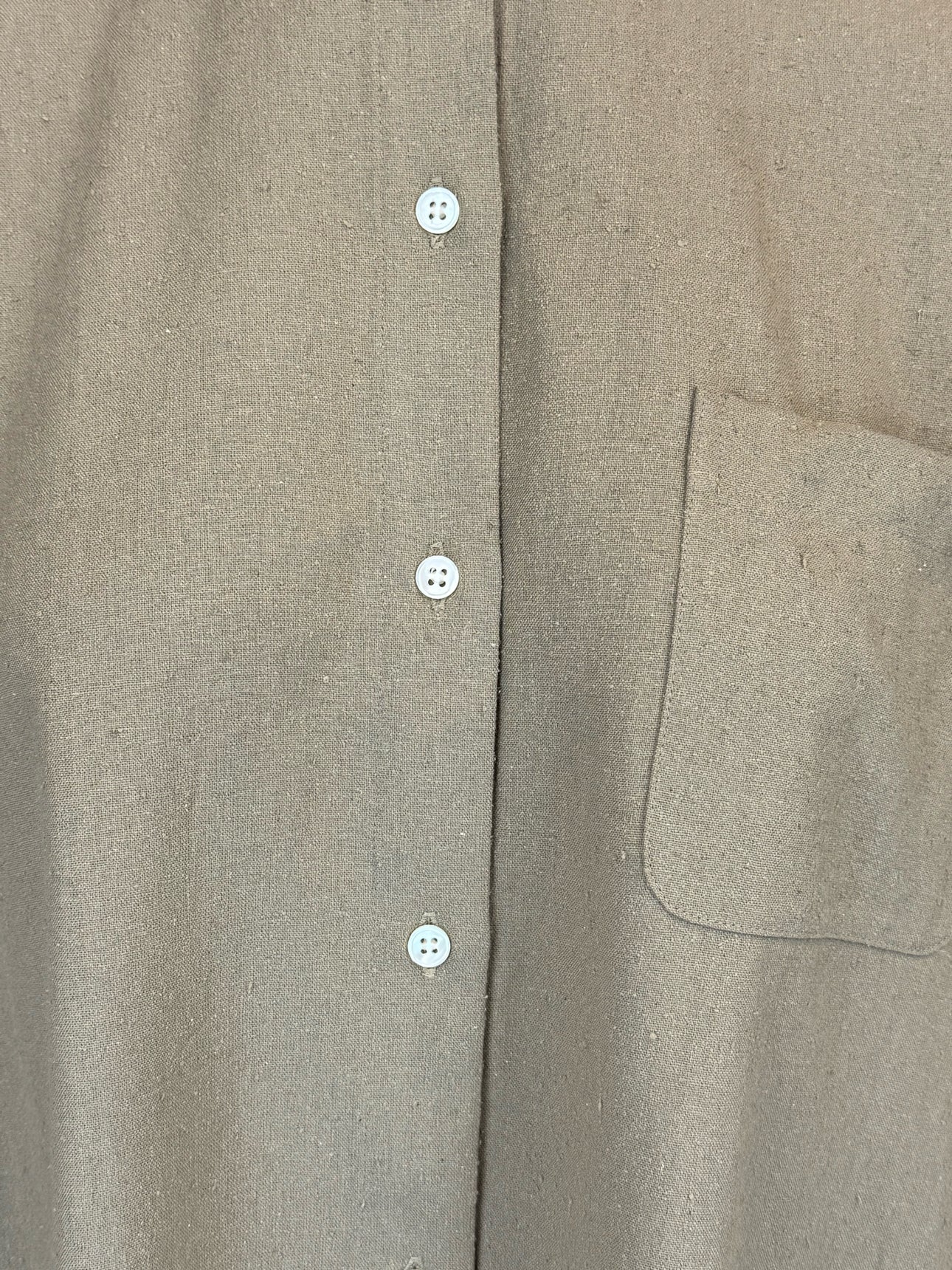 Jenni Kayne Size S Textured Silk Oversize Shirt - Image 3