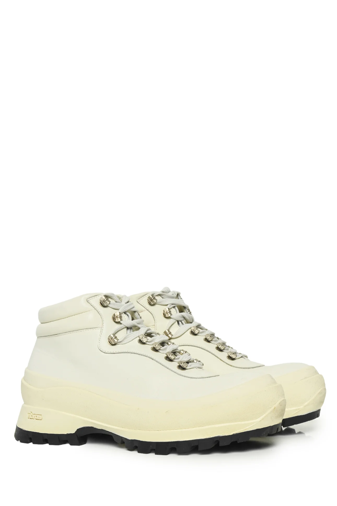 Jil Sander Size 38 x Ssense Exclusive Leather Hiking Boots - Image 2