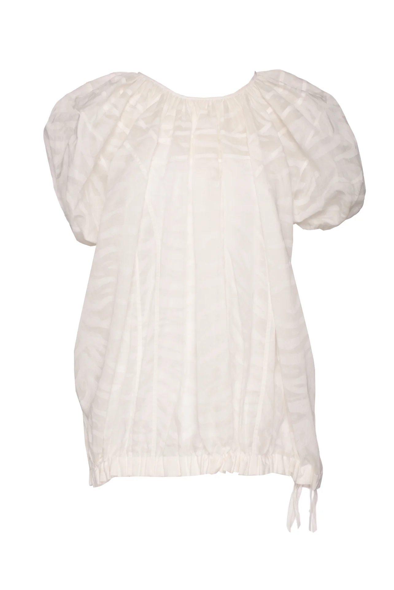 Jil Sander Size 4 Drawstring Bottom Printed Tops