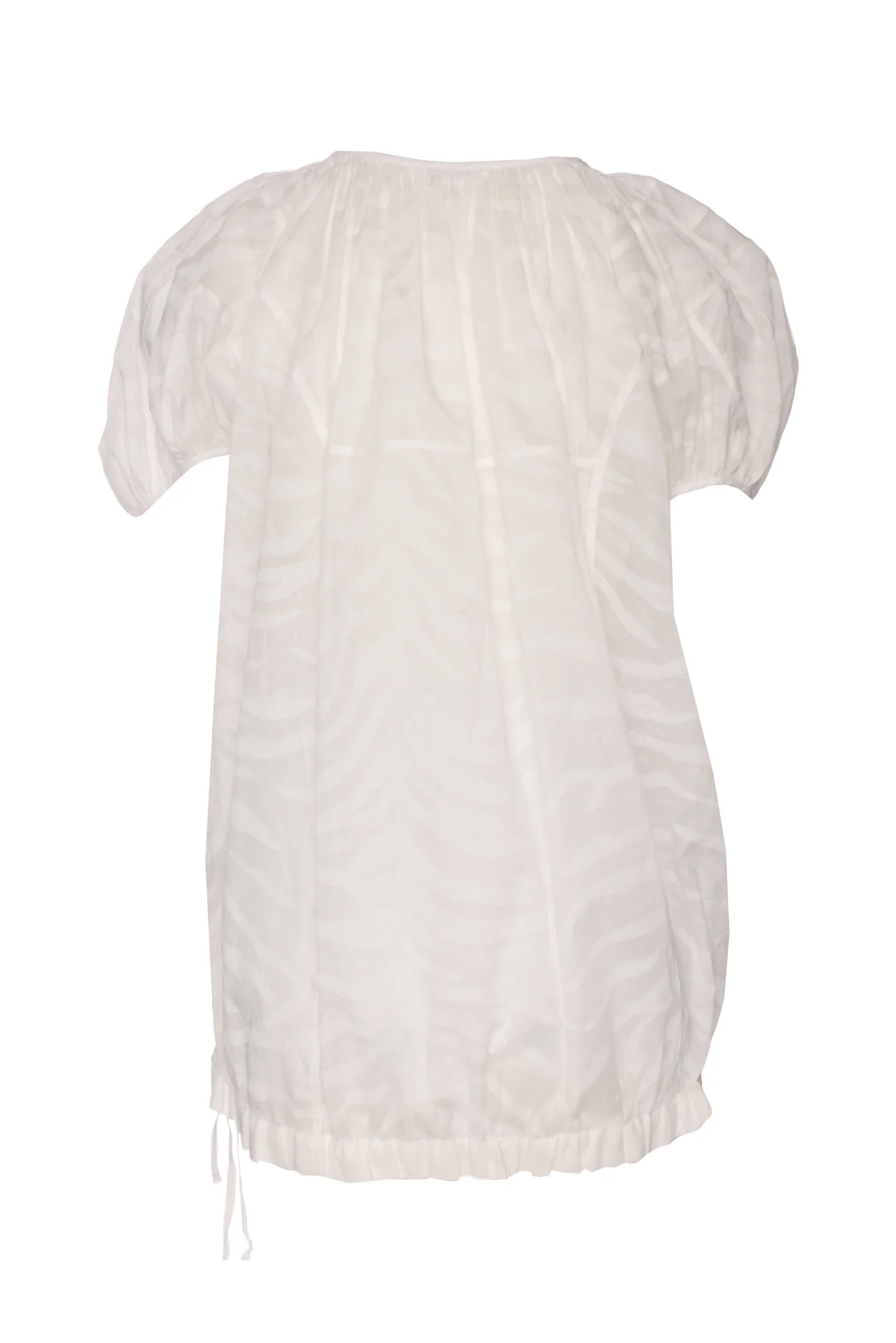 Jil Sander Size 4 Drawstring Bottom Printed Tops - Image 2