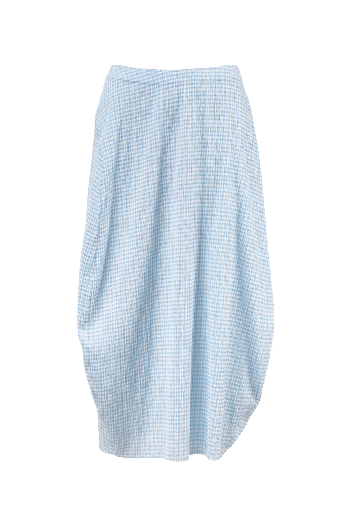 Jil Sander Size S Sleeveless Gingham Mock Neck Top & Skirt Set - Image 3