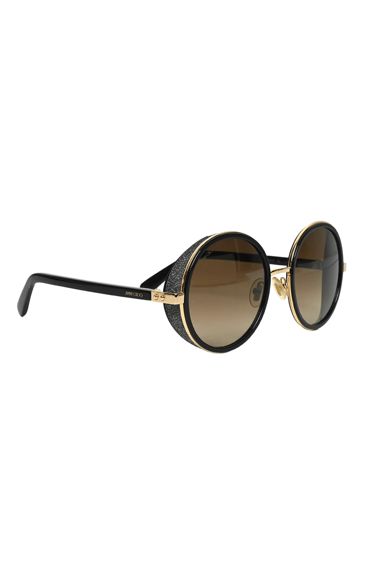 Jimmy Choo Andie/S Glitter Accent Round Eyewear - Image 2