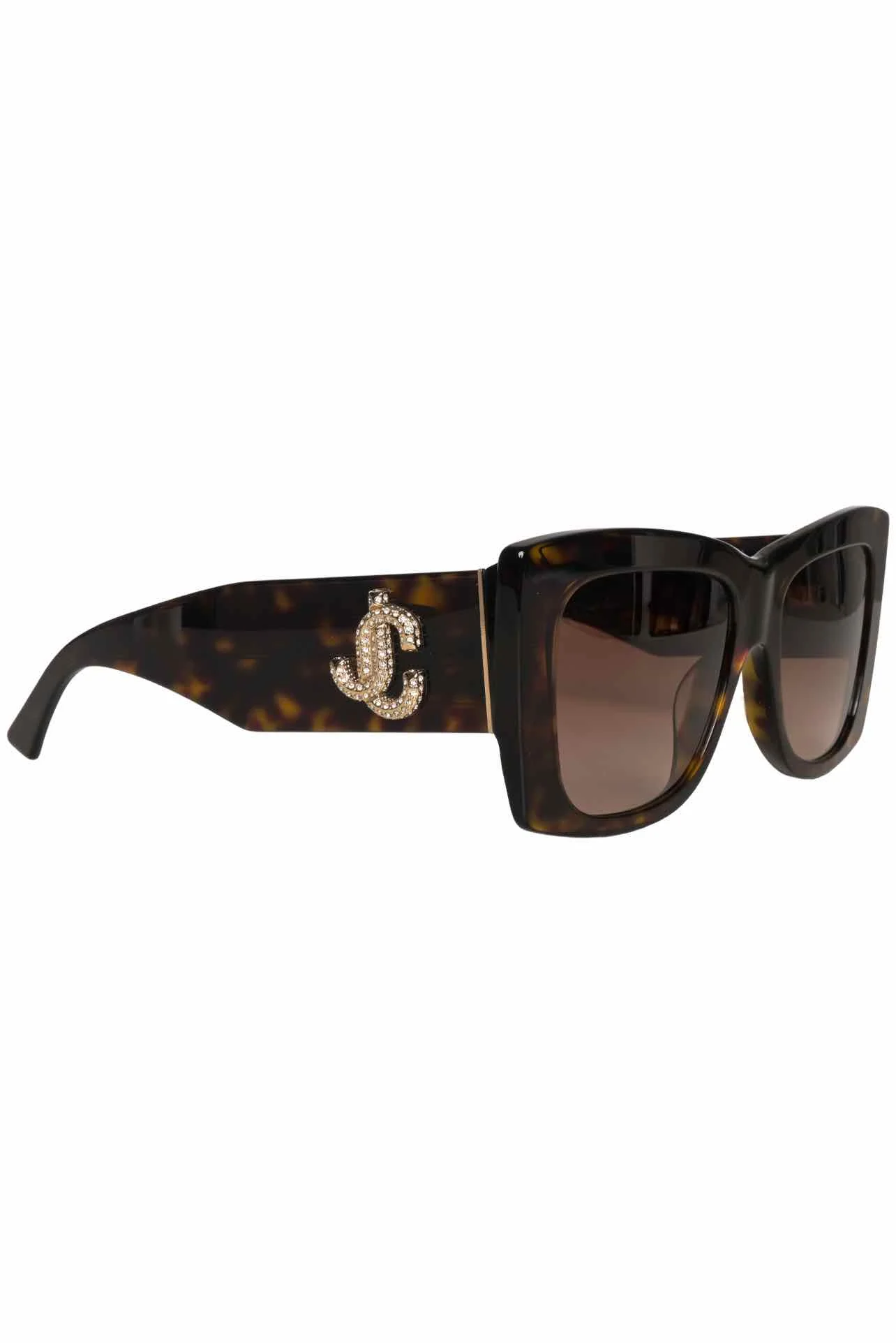 Jimmy Choo Juliana Brown Havana Square Sunglasses - Image 2