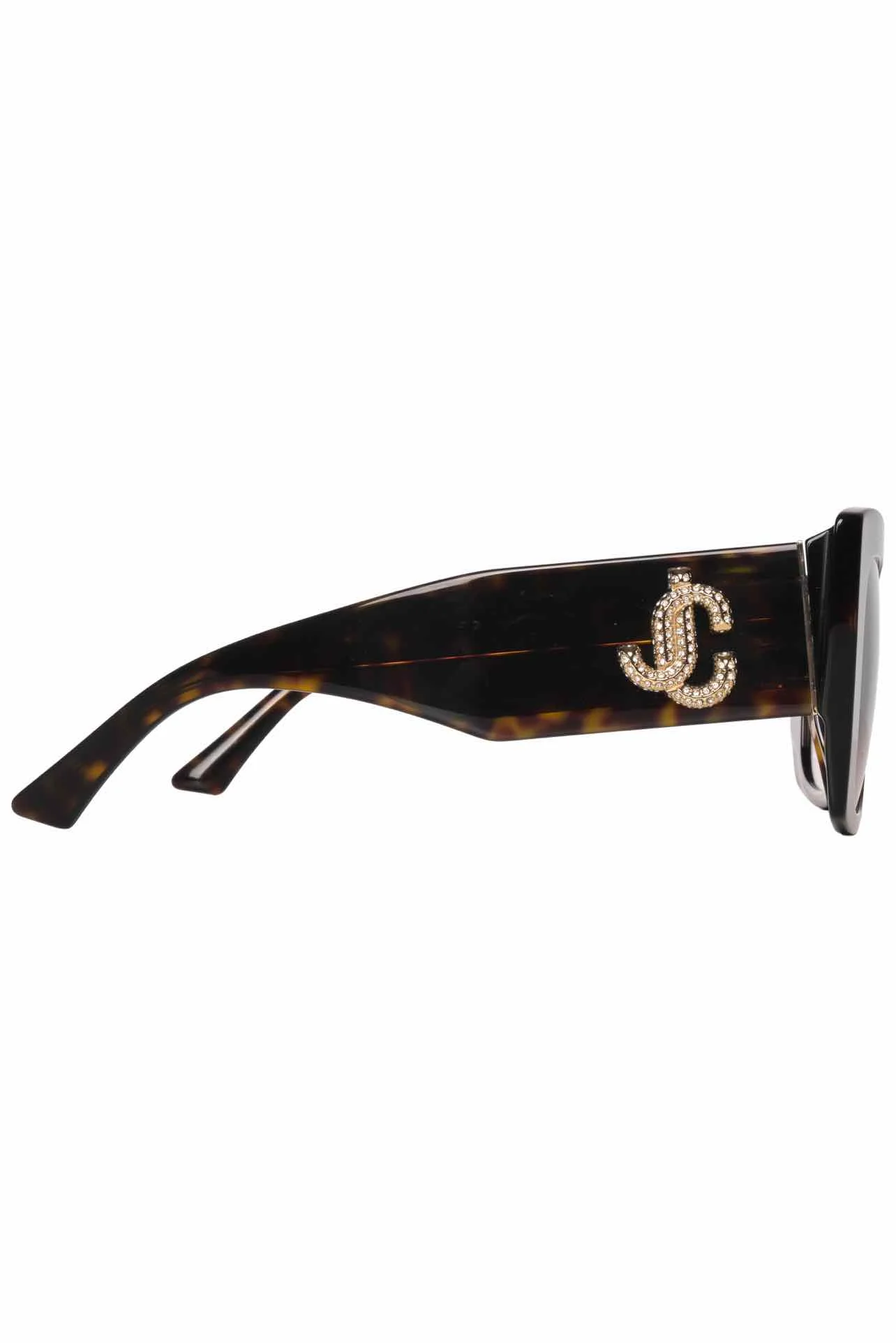 Jimmy Choo Juliana Brown Havana Square Sunglasses - Image 3