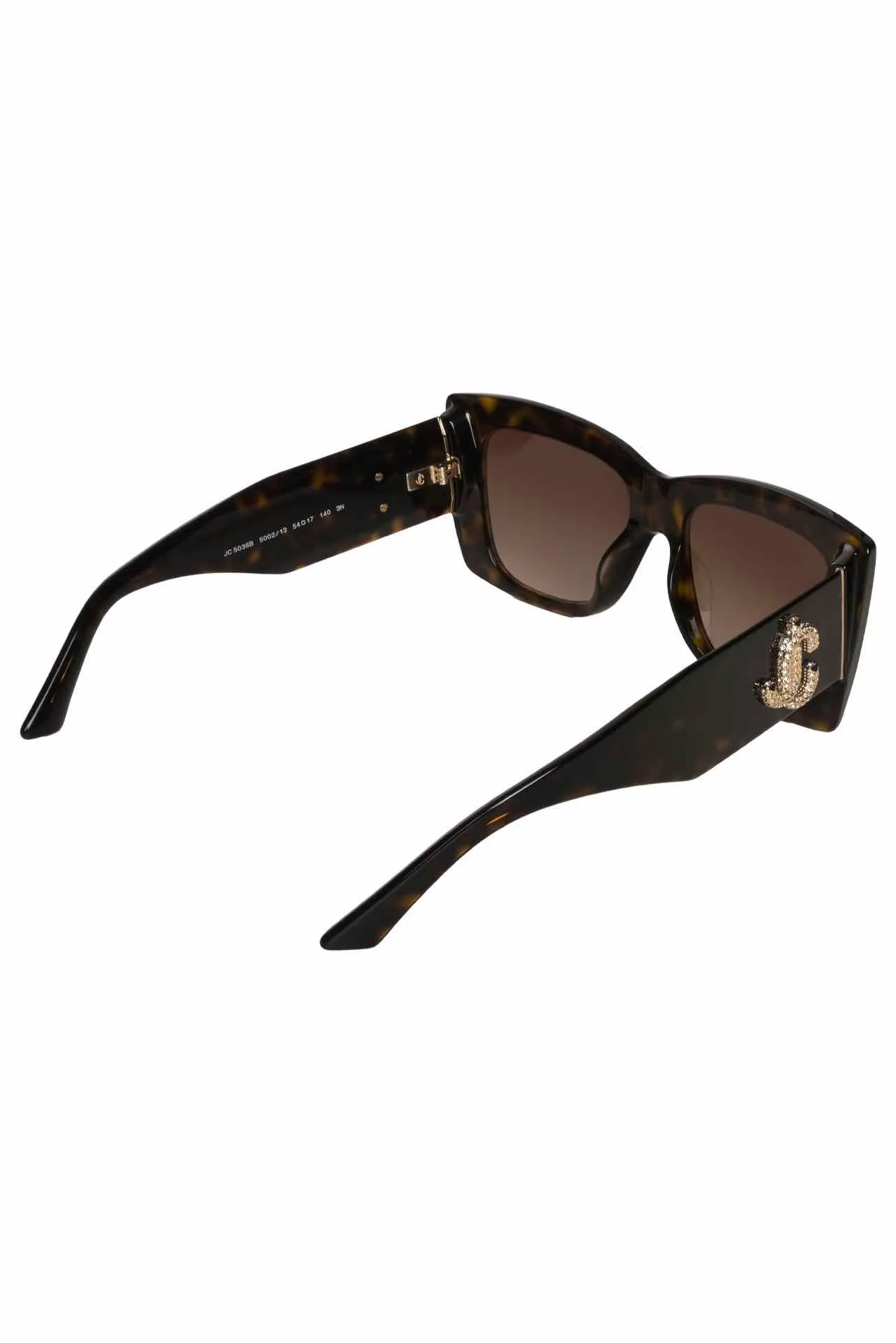 Jimmy Choo Juliana Brown Havana Square Sunglasses - Image 5