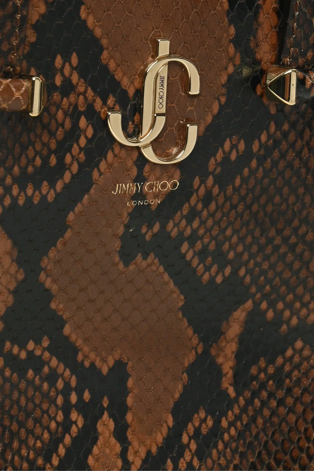 Jimmy Choo Mini Snakeskin Tote - Image 6