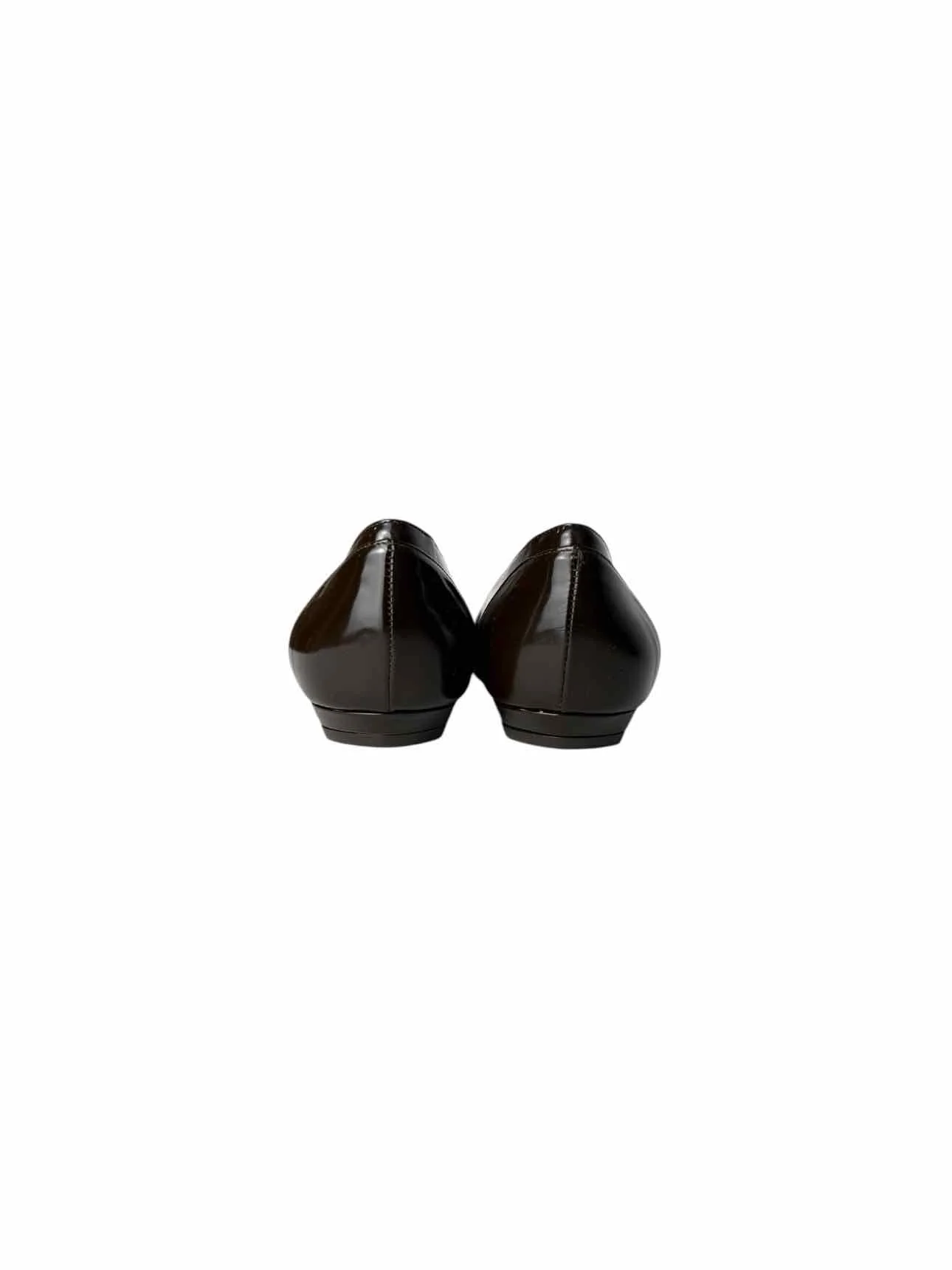 Jimmy Choo Size 35.5 Leather Flats - Image 4