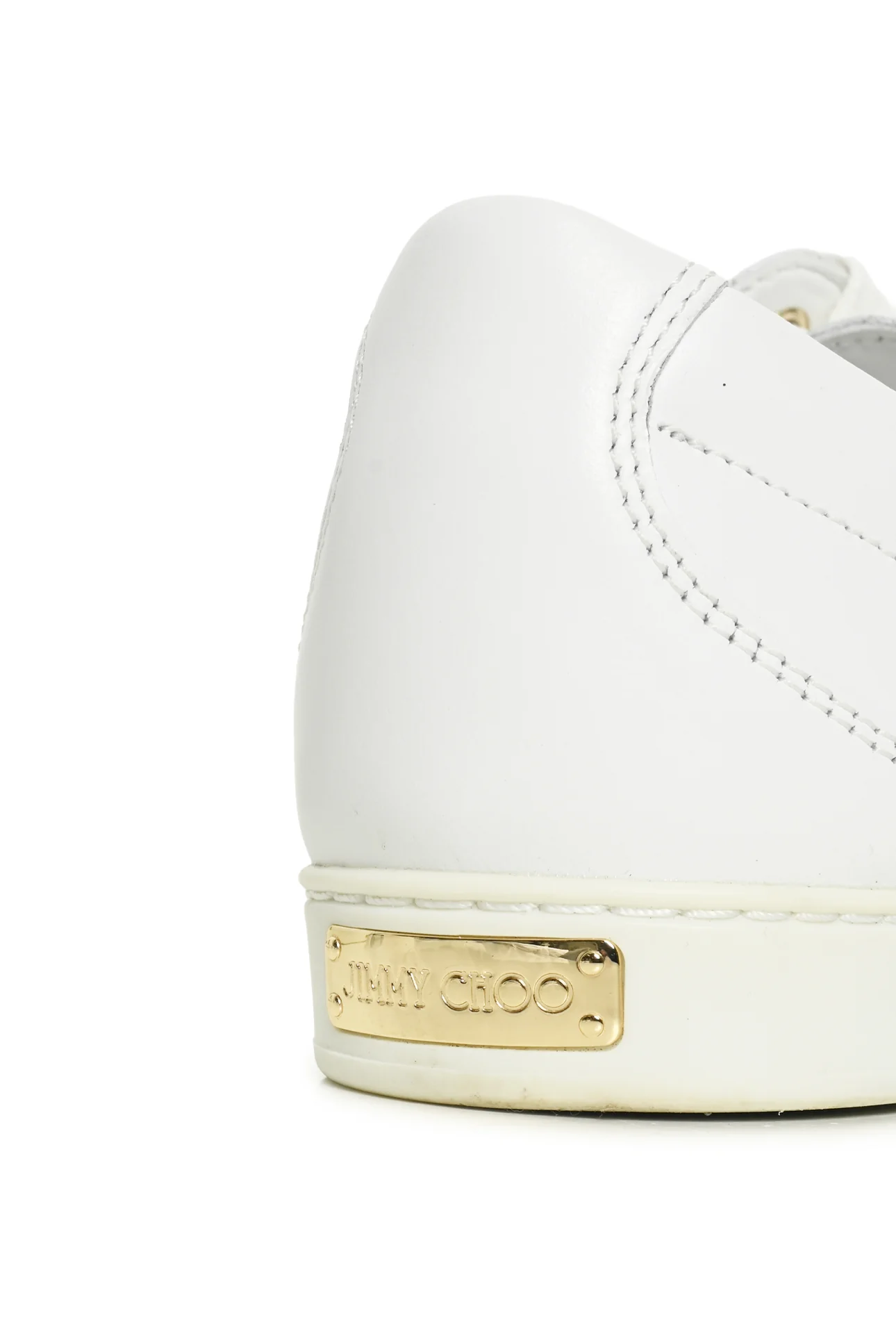 Jimmy Choo Size 36.5 Glitter Logo Sneakers - Image 5