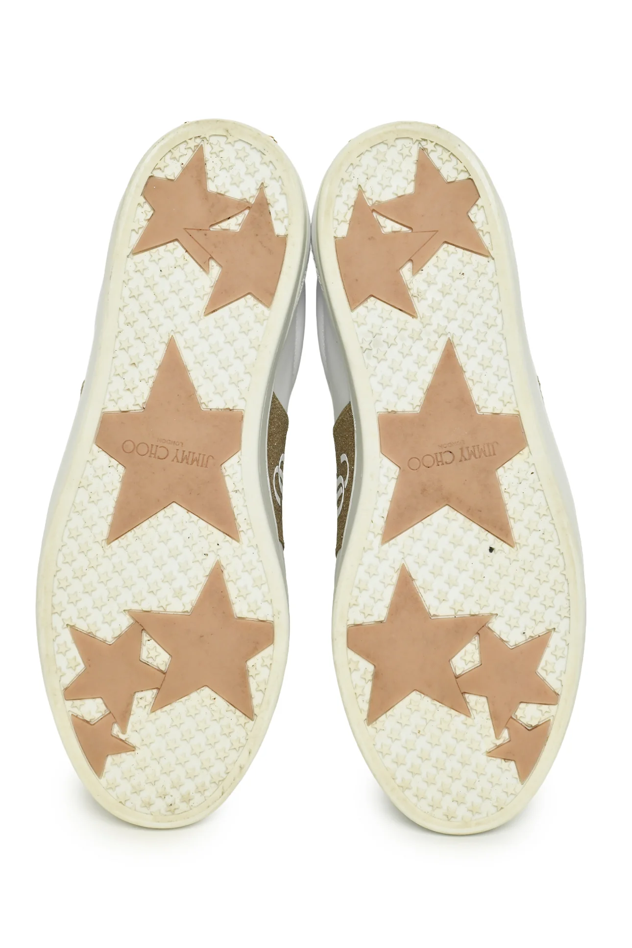 Jimmy Choo Size 36.5 Glitter Logo Sneakers - Image 8