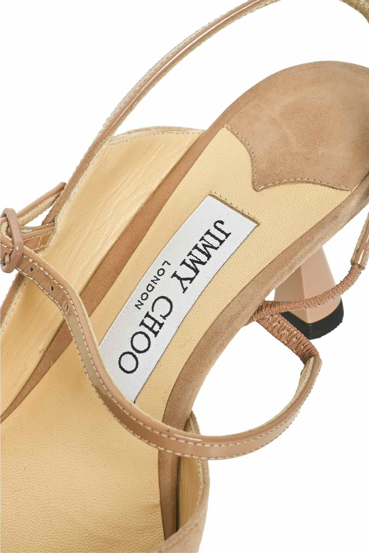 Jimmy Choo Size 36.5 Suede Ray Slingback Pumps - Image 7