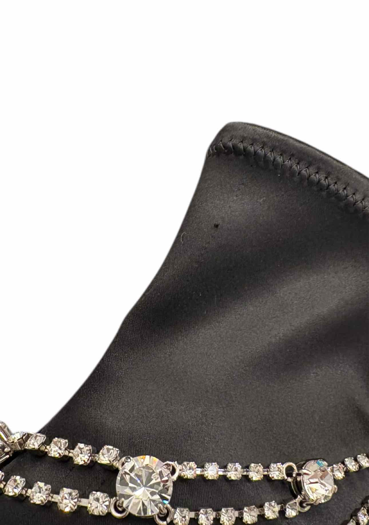Jimmy Choo Size 36 Satin Crystal Ankle Boots - Image 14