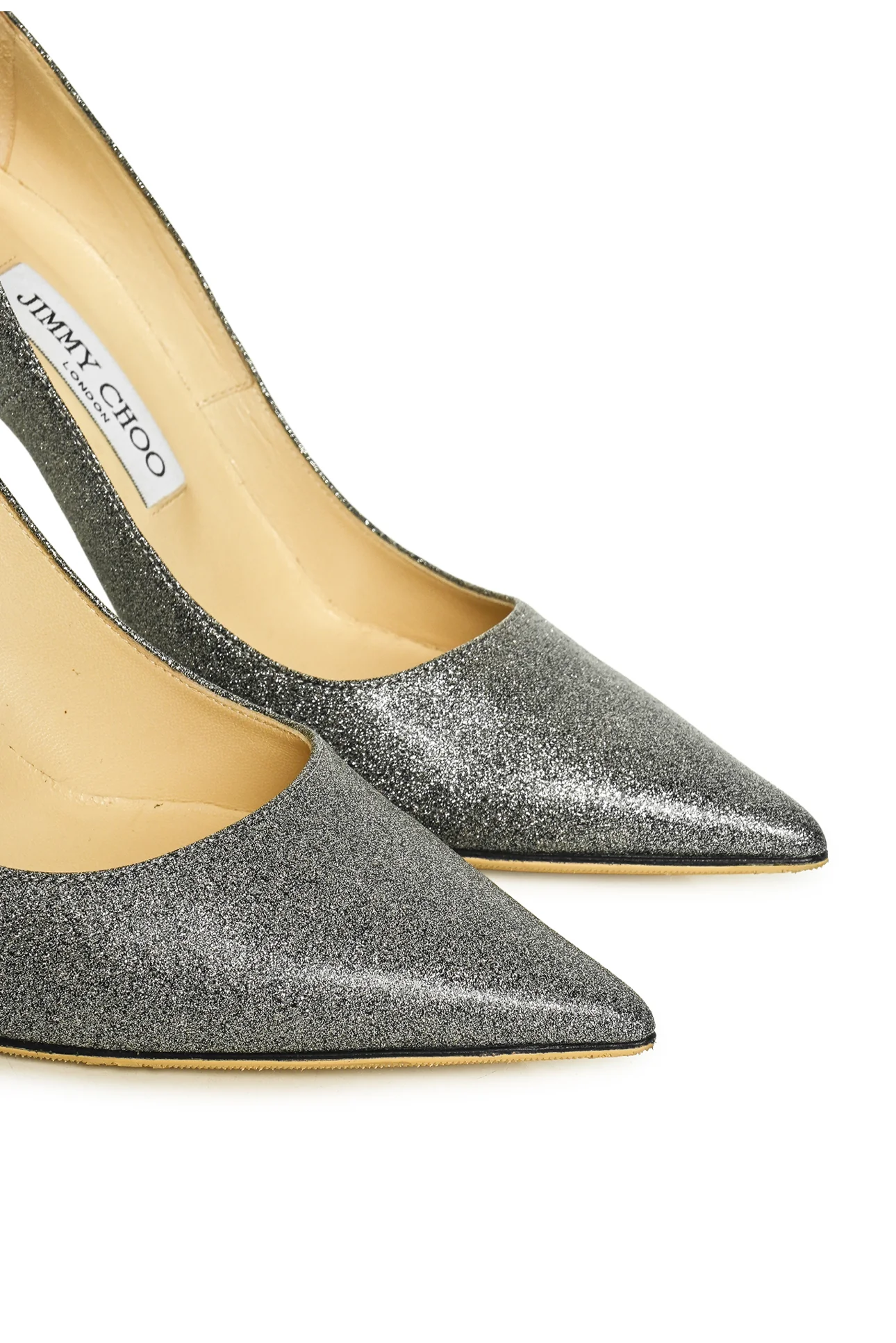 Jimmy Choo Size 37.5 Abel 100 Glitter Pumps - Image 5
