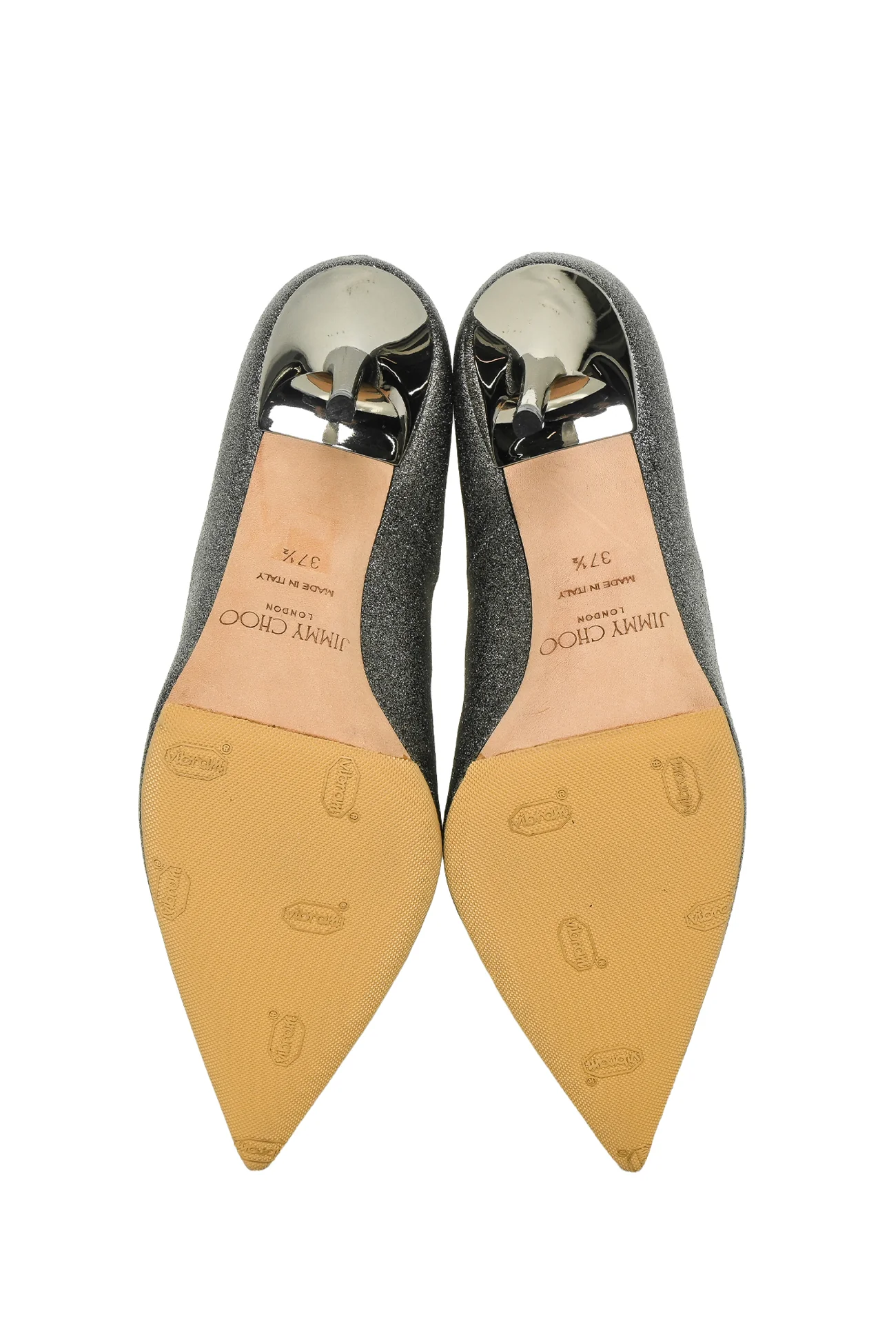 Jimmy Choo Size 37.5 Abel 100 Glitter Pumps - Image 6