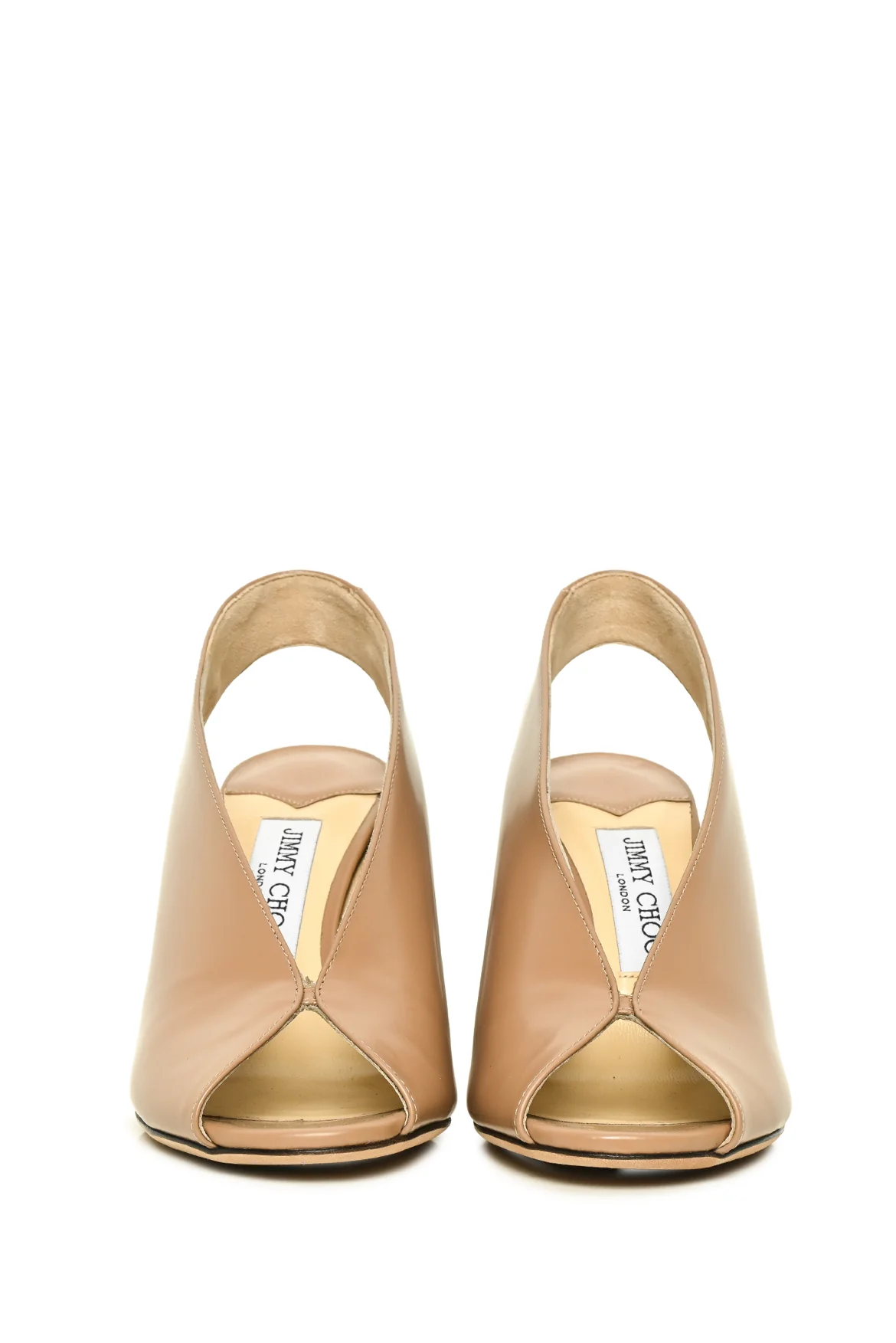 Jimmy Choo Size 37 Shar 85 Peep Toe Sandals - Image 4
