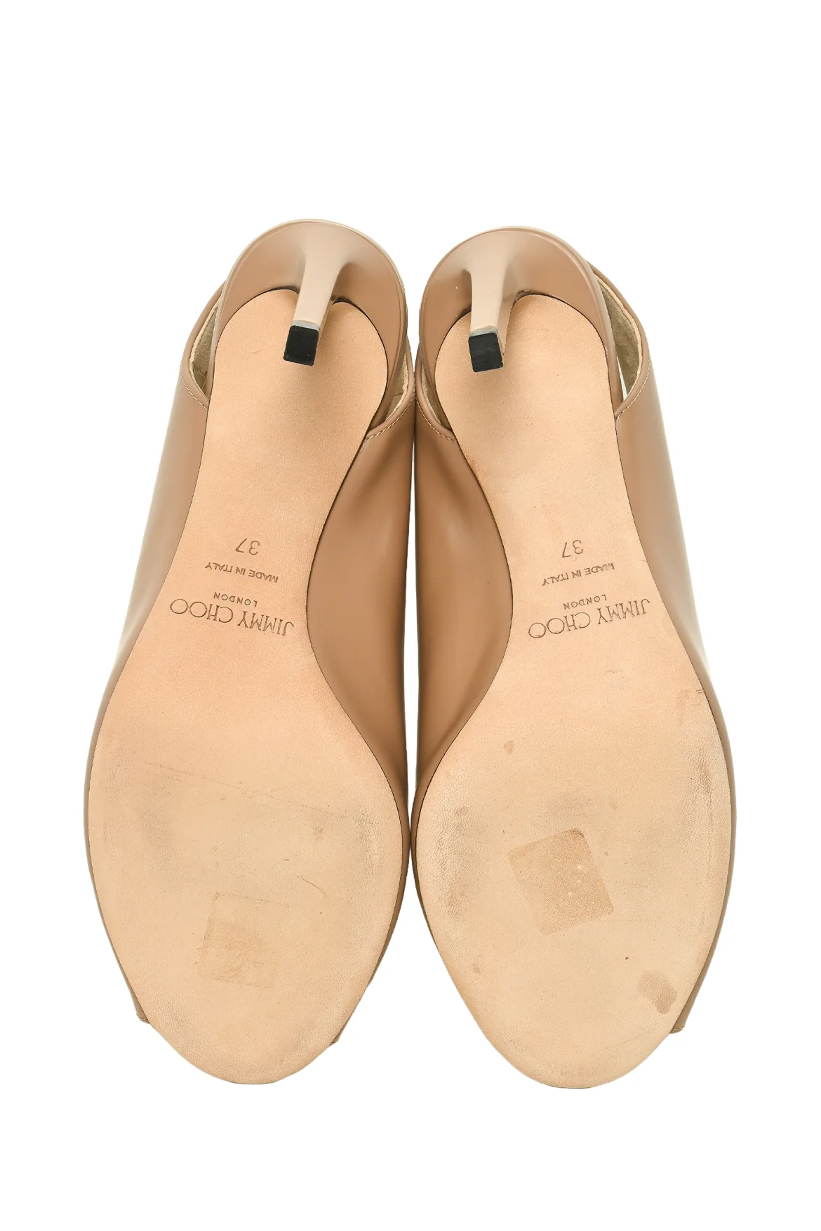 Jimmy Choo Size 37 Shar 85 Peep Toe Sandals - Image 6