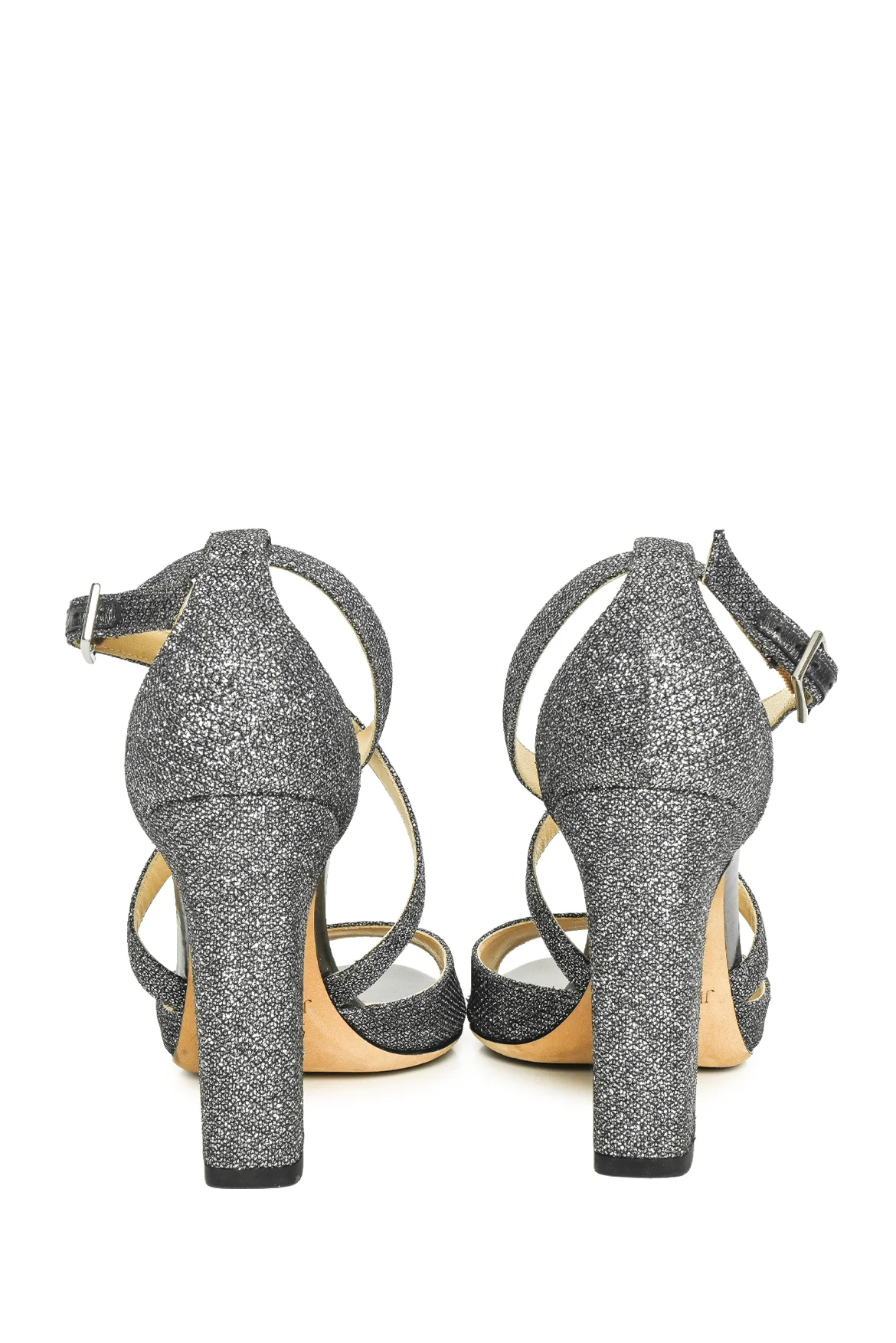 Jimmy Choo Size 38.5 Emily 100 Peep Toe Sandals - Image 4