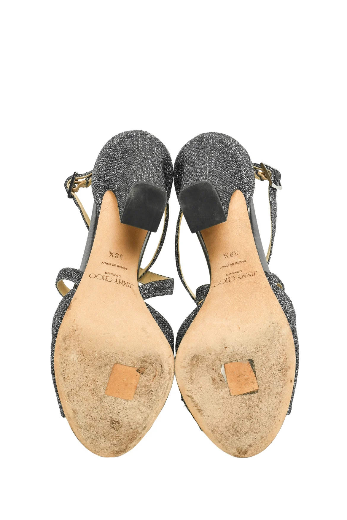 Jimmy Choo Size 38.5 Emily 100 Peep Toe Sandals - Image 5