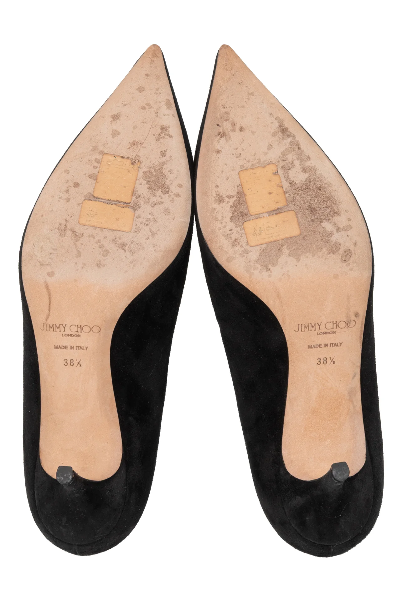 Jimmy Choo Size 38.5 Love 65 Black Suede Pointed Toe Pumps - Image 5