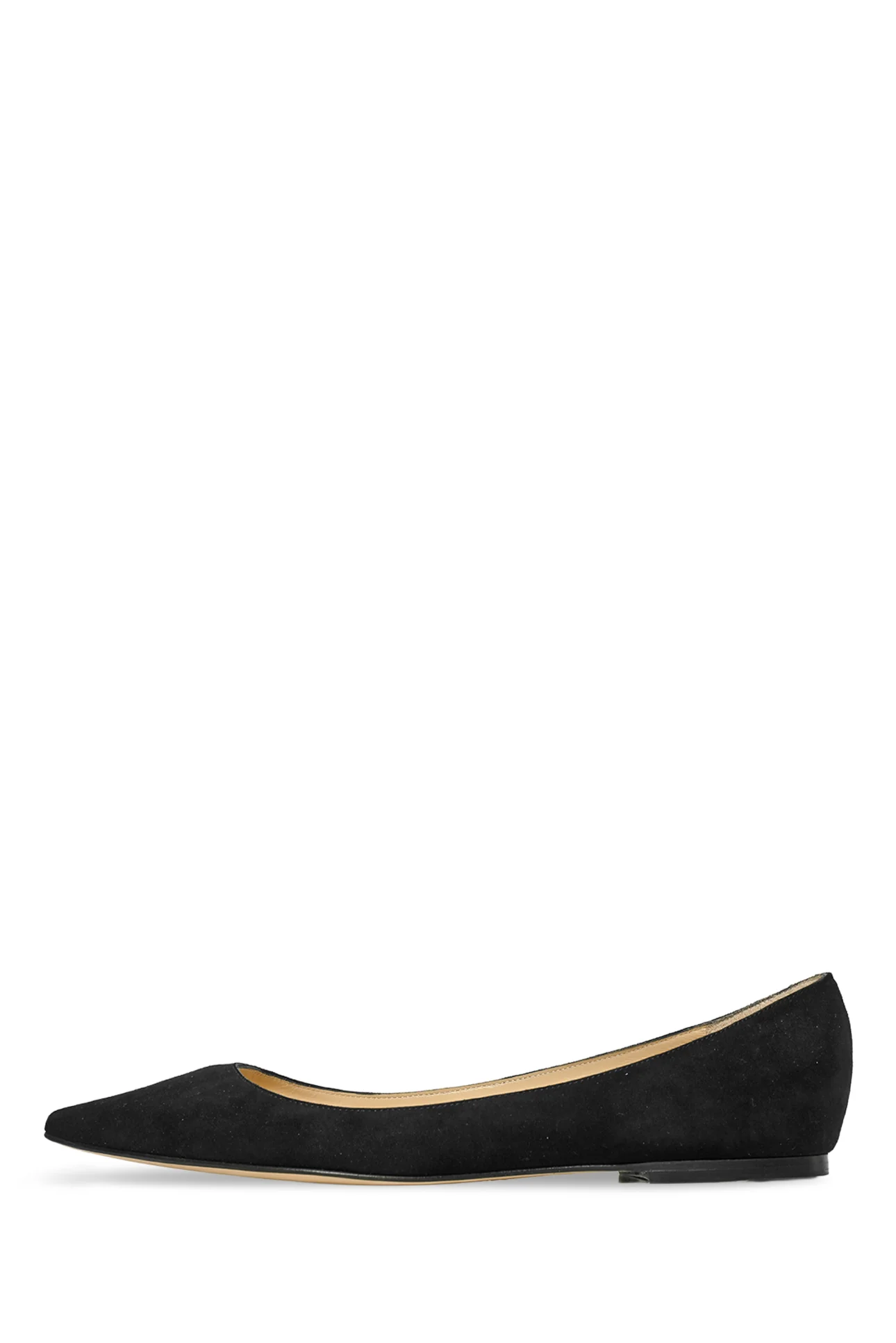Jimmy Choo Size 38 Alina Pointed Toe Suede Flats - Image 3