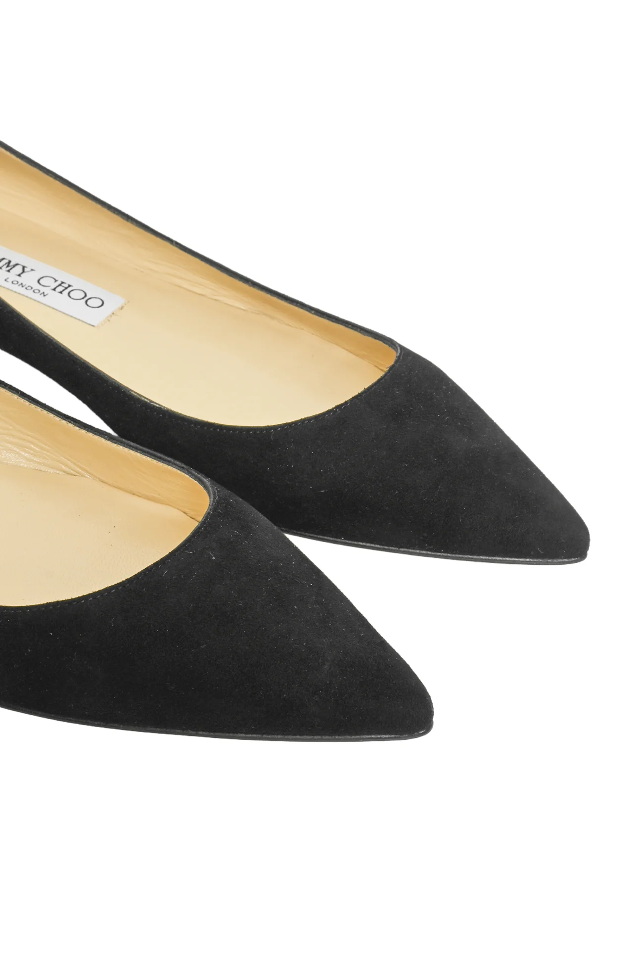Jimmy Choo Size 38 Alina Pointed Toe Suede Flats - Image 5