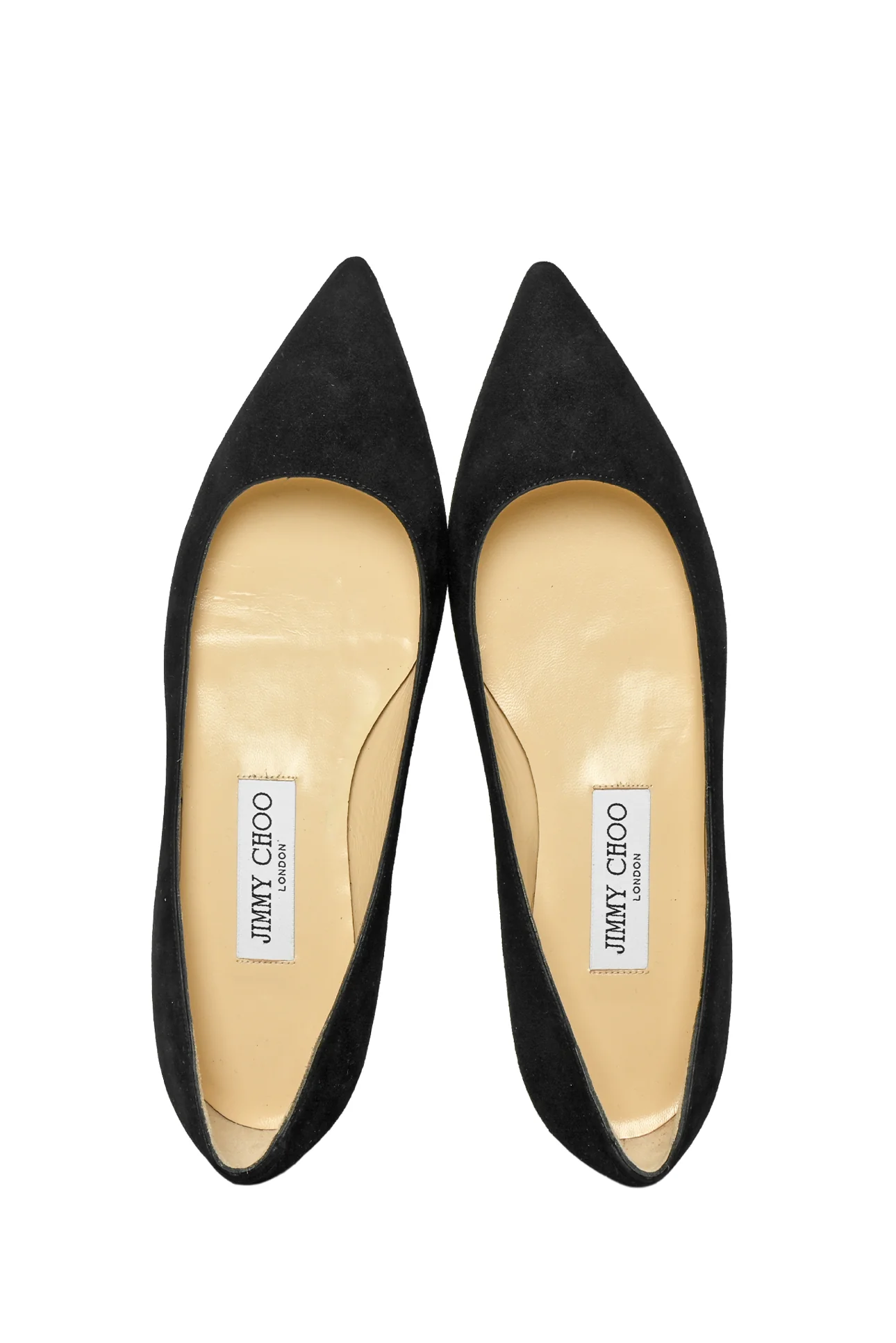 Jimmy Choo Size 38 Alina Pointed Toe Suede Flats - Image 6