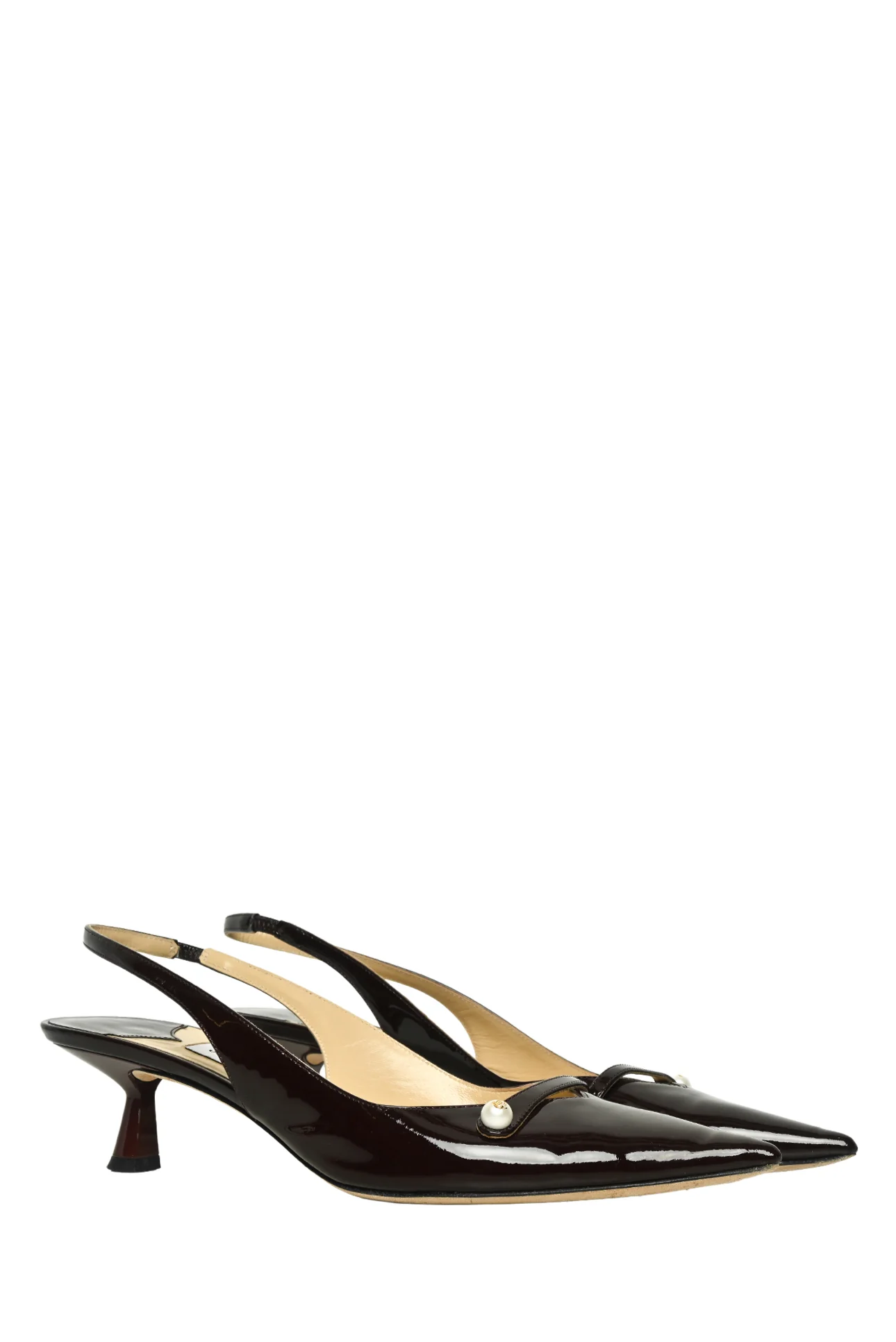 Jimmy Choo Size 38 Amita Slingback Pumps - Image 2