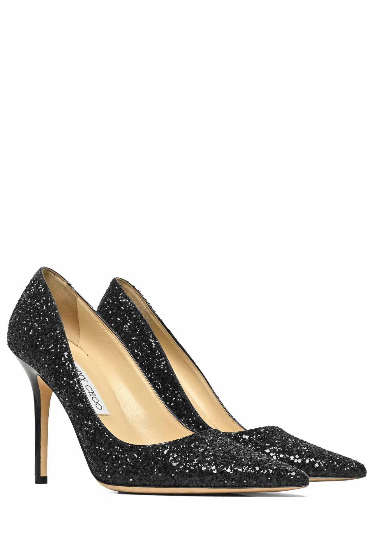Jimmy Choo Size 38 Romy Glitter Pumps - Image 2