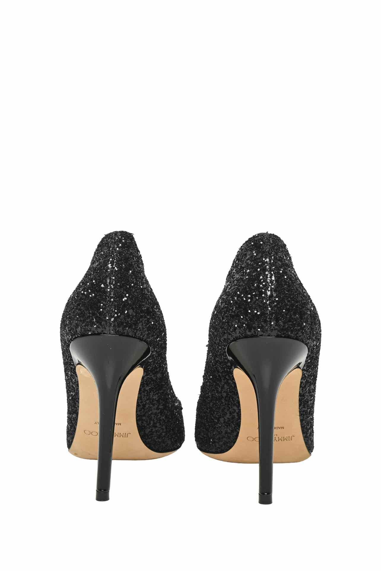 Jimmy Choo Size 38 Romy Glitter Pumps - Image 6