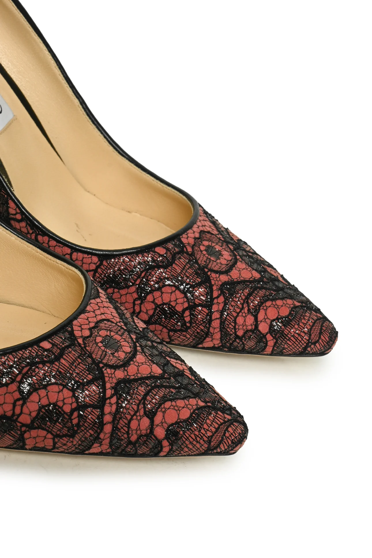 Jimmy Choo Size 40.5 Romy 85 Lace Pumps - Image 6