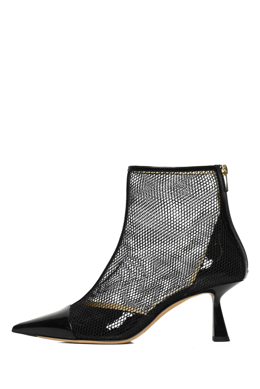 Jimmy Choo Size 41 Mesh Heeled Booties - Image 3