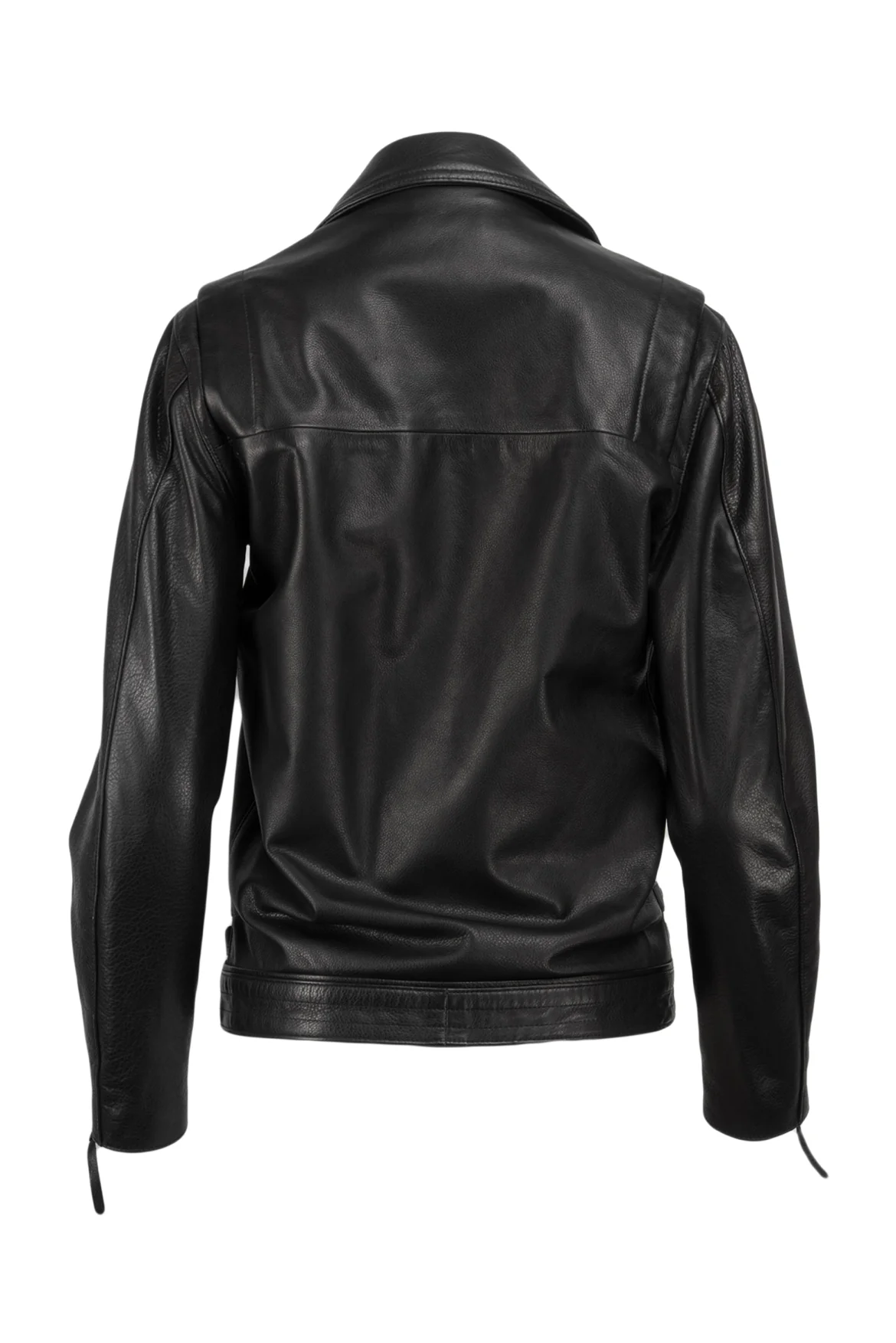 John Elliott Size 12 Men's Leather Moto Jacket - Image 2