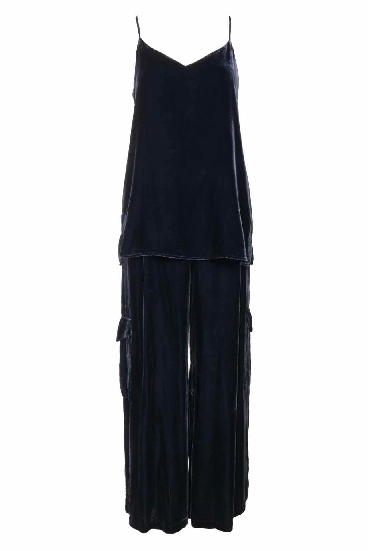 Johnny Was Size S Velvet Tank Top & Pant Set