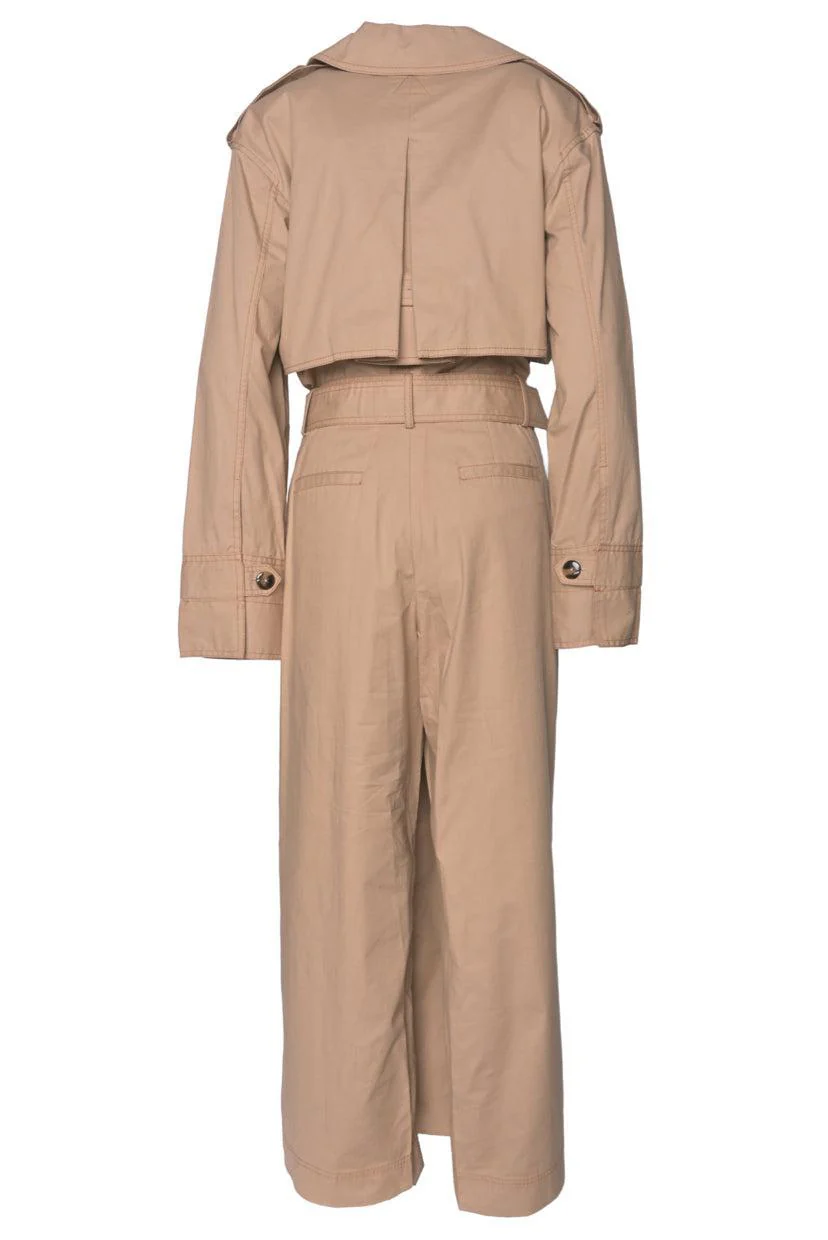 Jonathan Simkhai Size M Harlow Trench Jumpsuit - Image 2