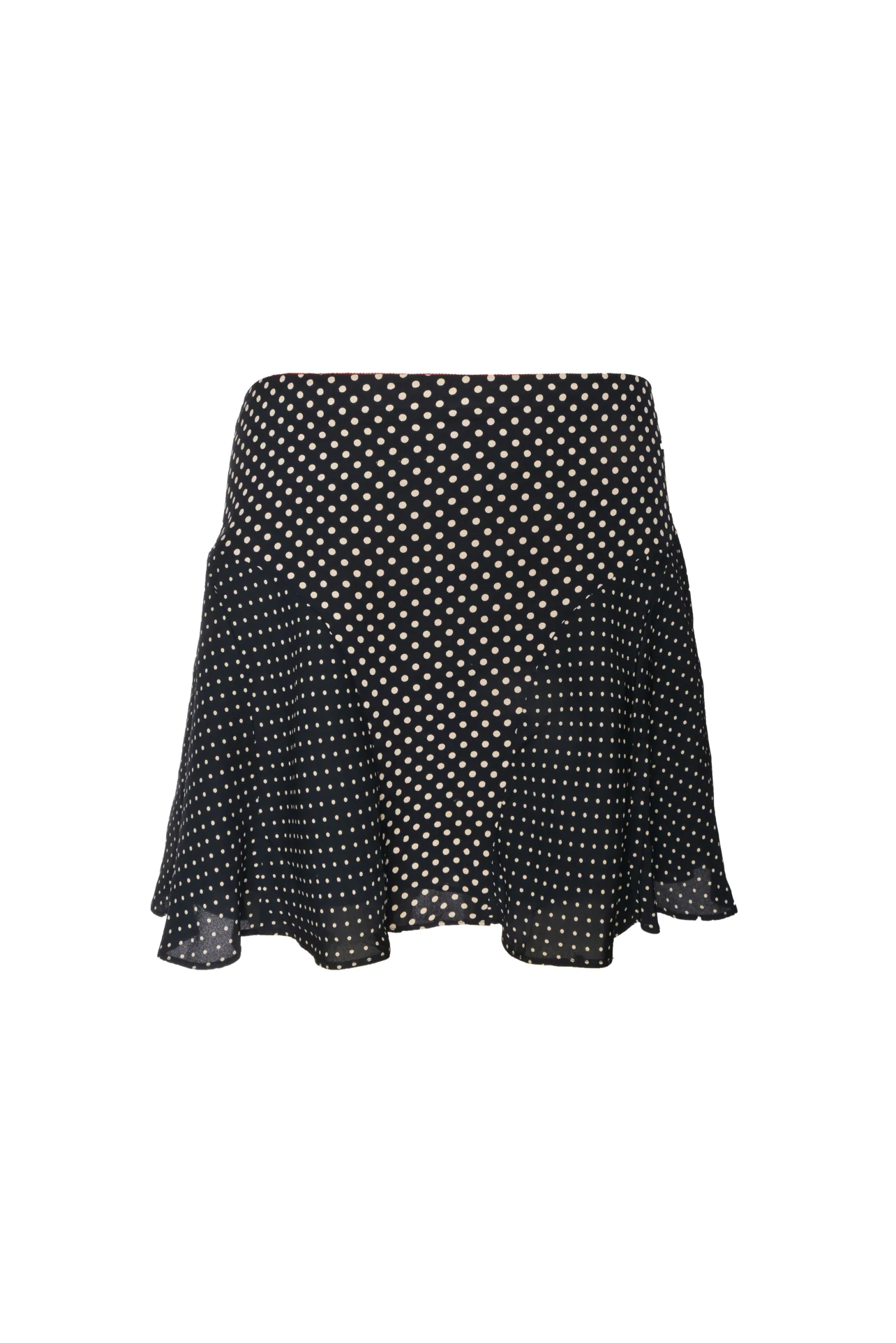 Joseph Size 4 Polkadot Silk Mini Skirt