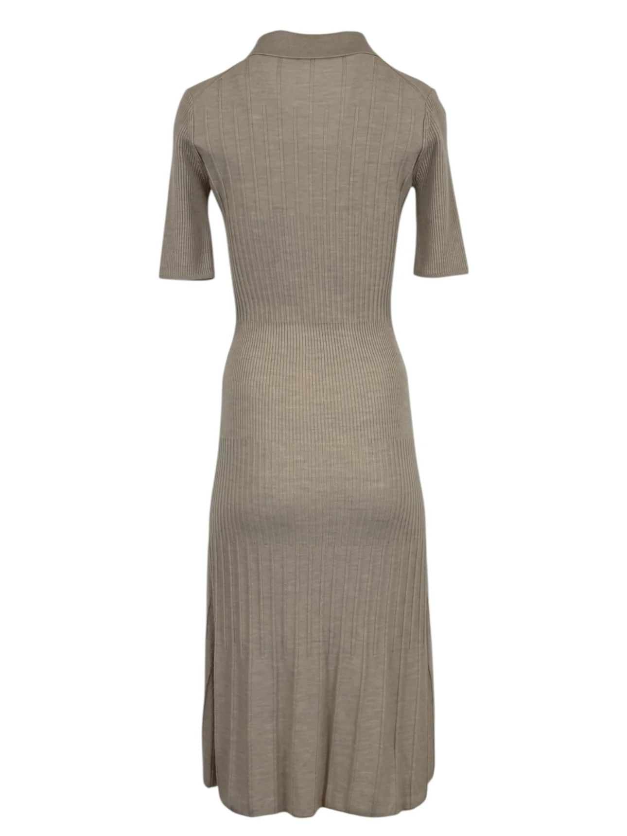 Joseph Size XXS Ribbed Knit Wool Midi Dress - Image 2