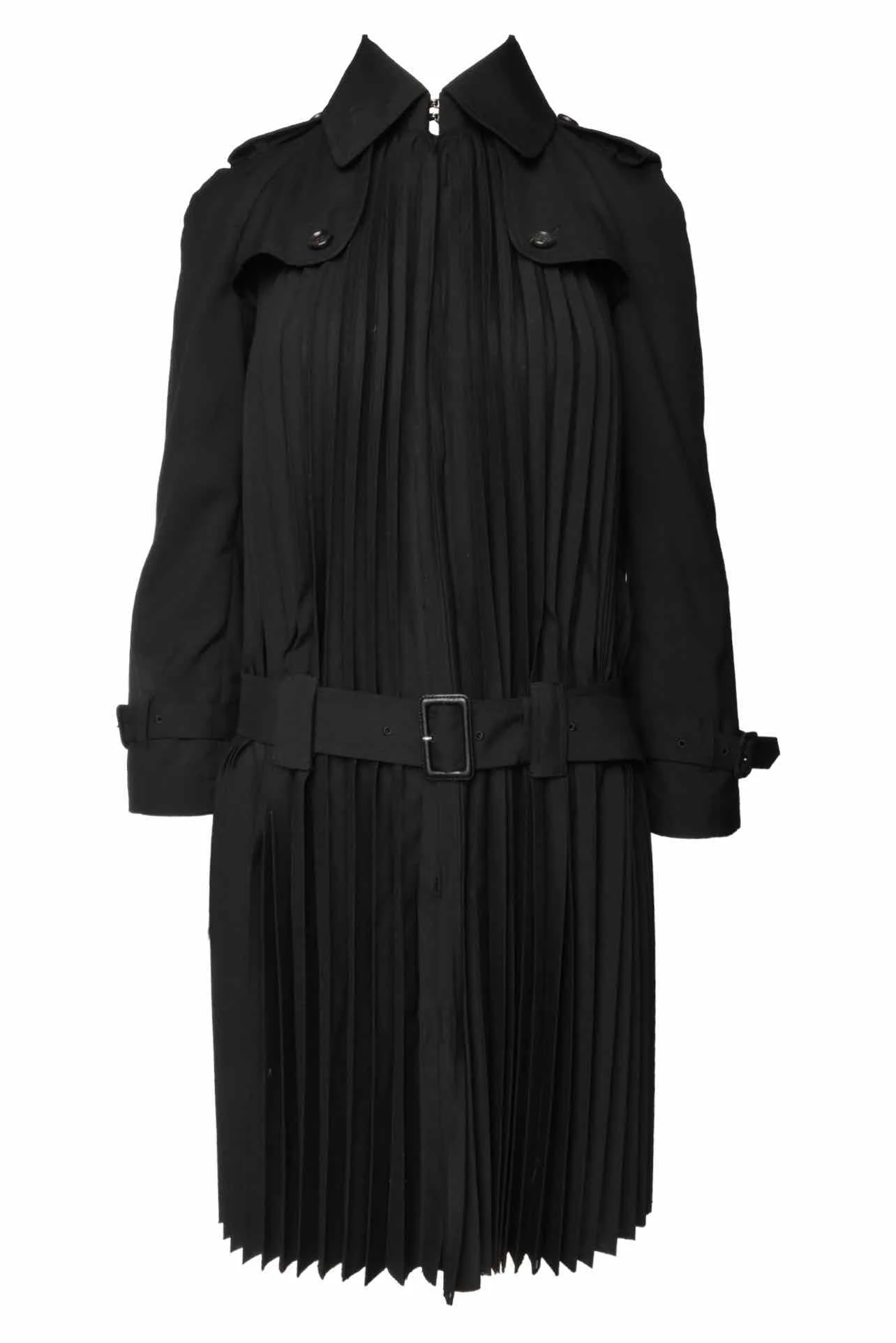 Junya Watanabe X Comme Des Garcons Size XS 2015 Pleated Trench Coat