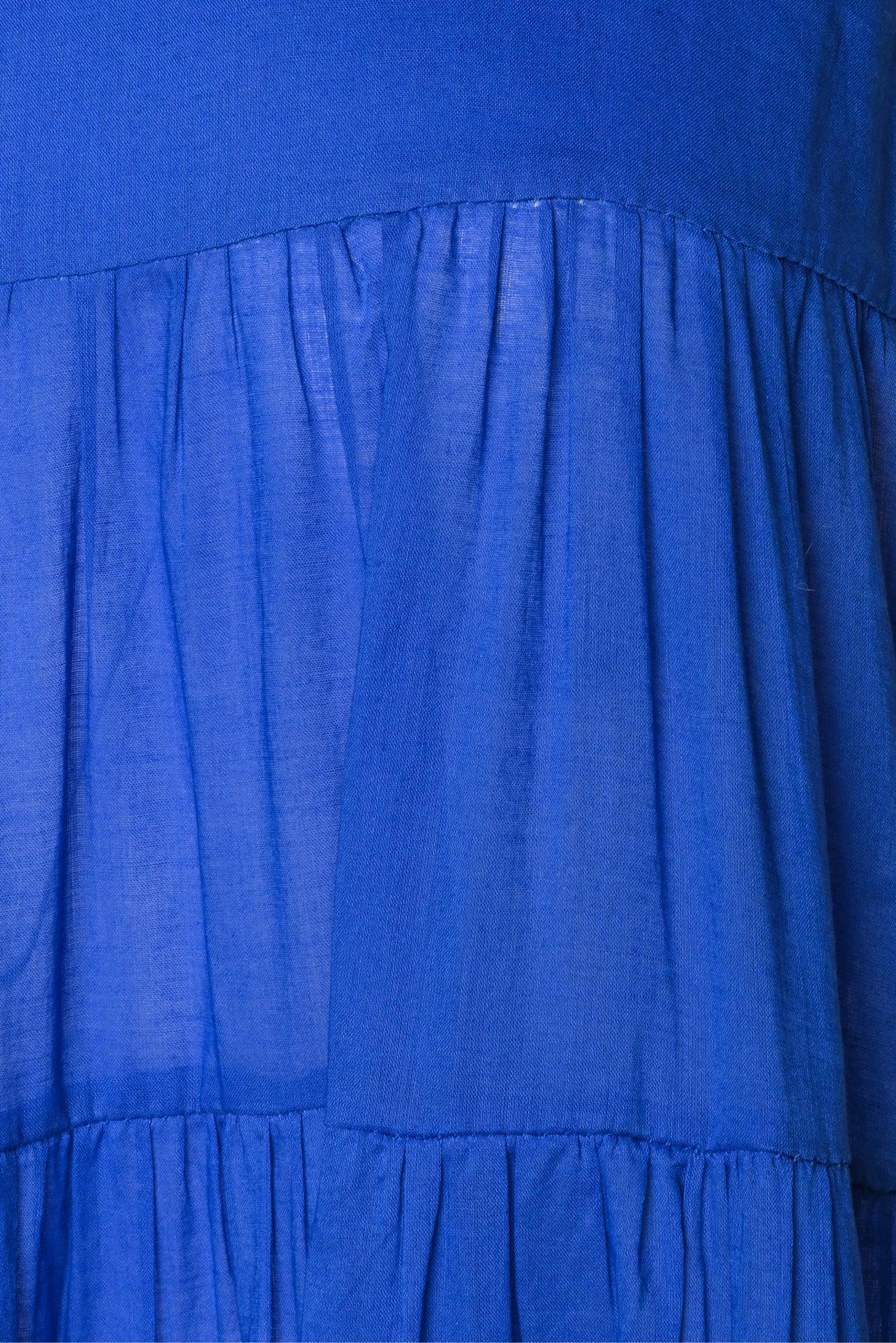 Kalita Size XS/S Tiered Cotton Maxi Dress - Image 3