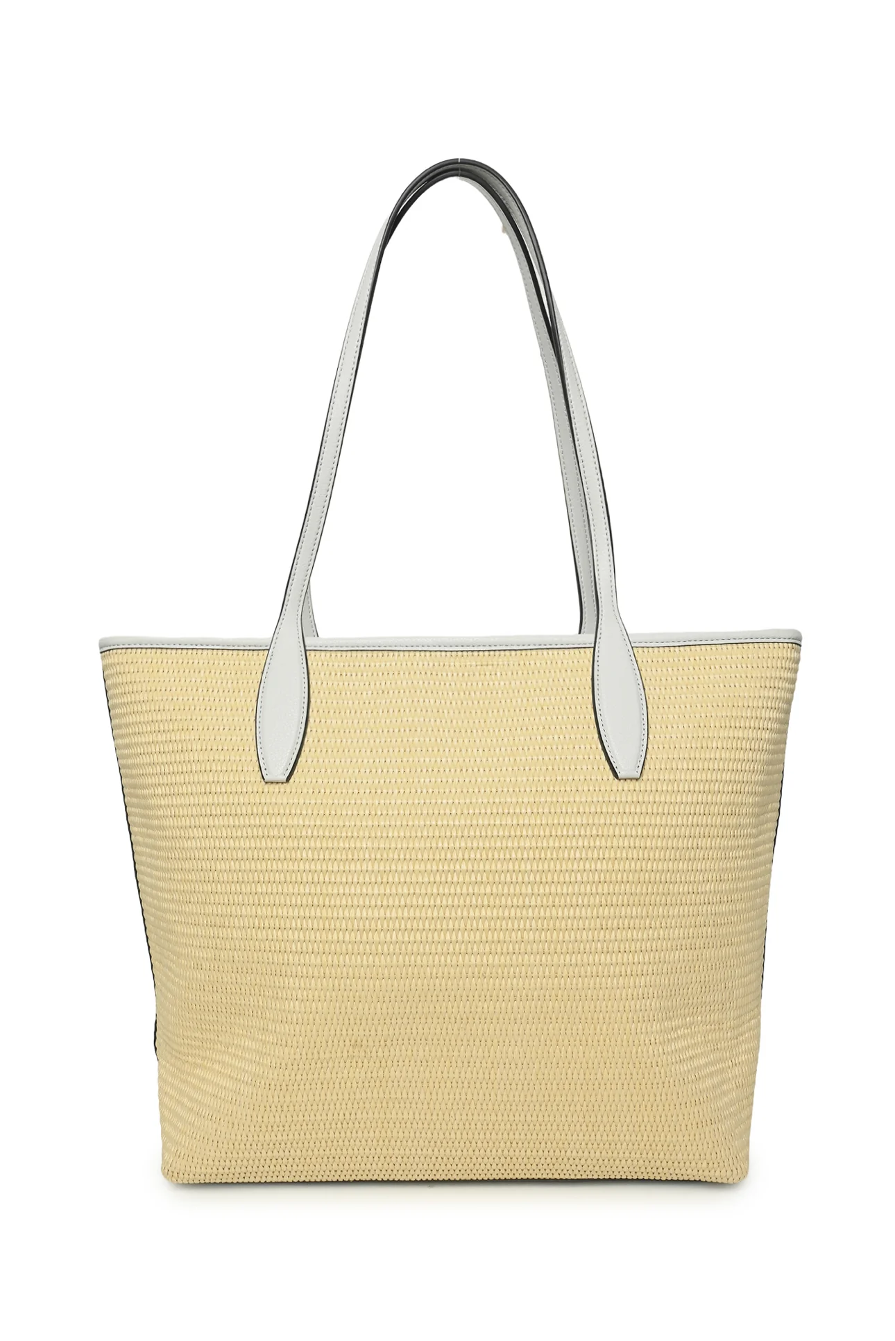 Kate Spade New York Ash Straw Lemon Zest Large Tote - Image 3