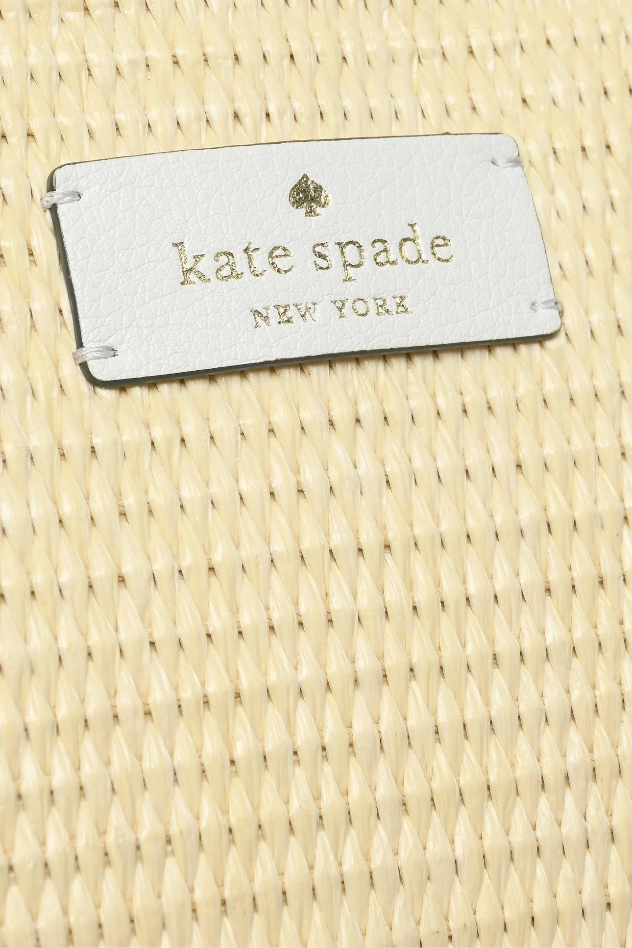 Kate Spade New York Ash Straw Lemon Zest Large Tote - Image 5