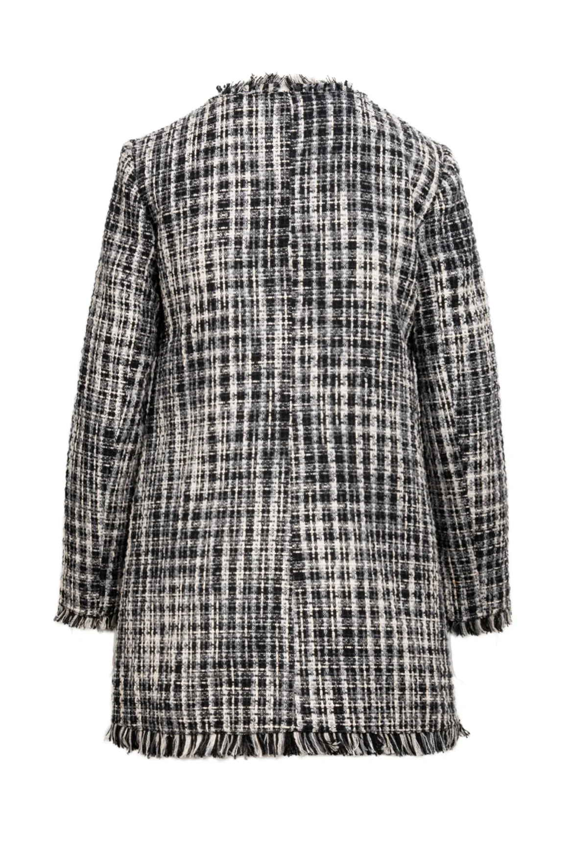 Kate Spade Size 0 Fringe Edge Tweed Coat & Dress Set - Image 3