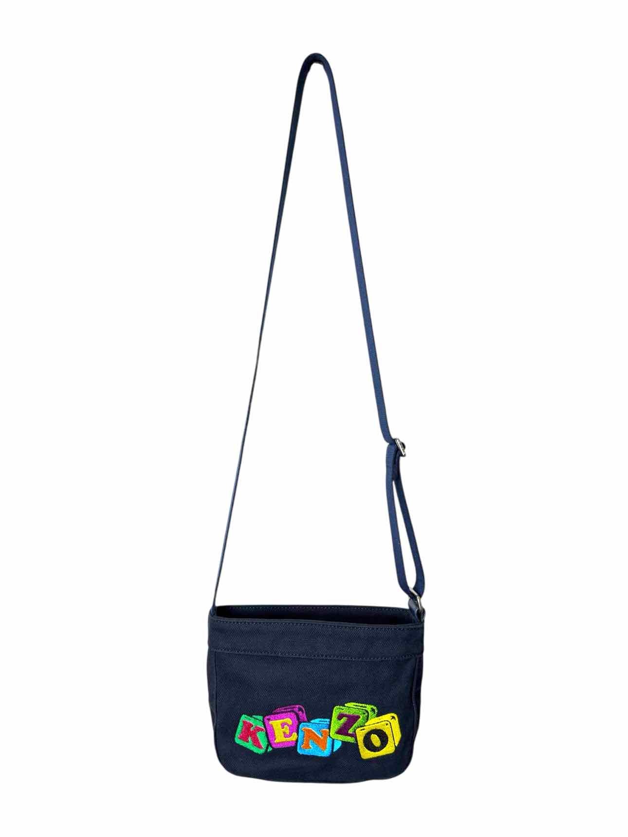 Kenzo Embroidered Logo Cotton Crossbody  Purse - Image 6
