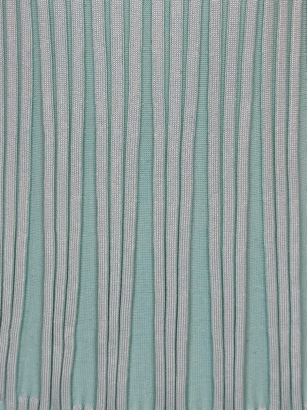 Kenzo Size S Color Block Ribbed Knit Midi Dress - Image 3